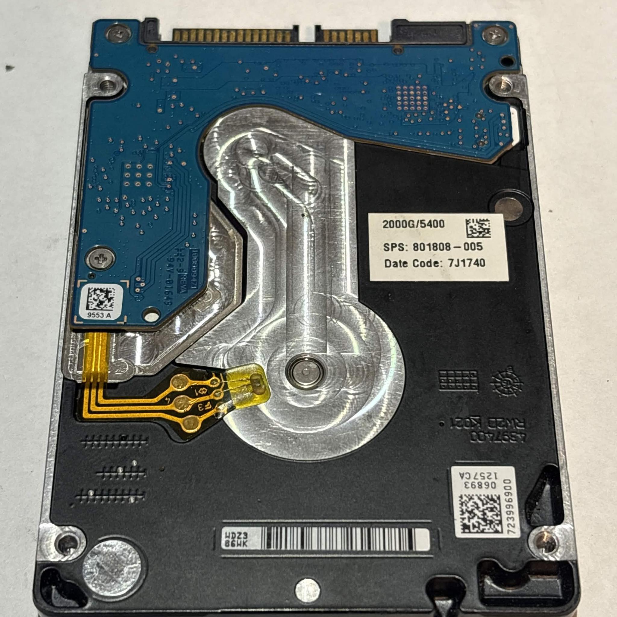 Seagate Mobile HDD 2TB SATA Hard Drive | Tested & Functional