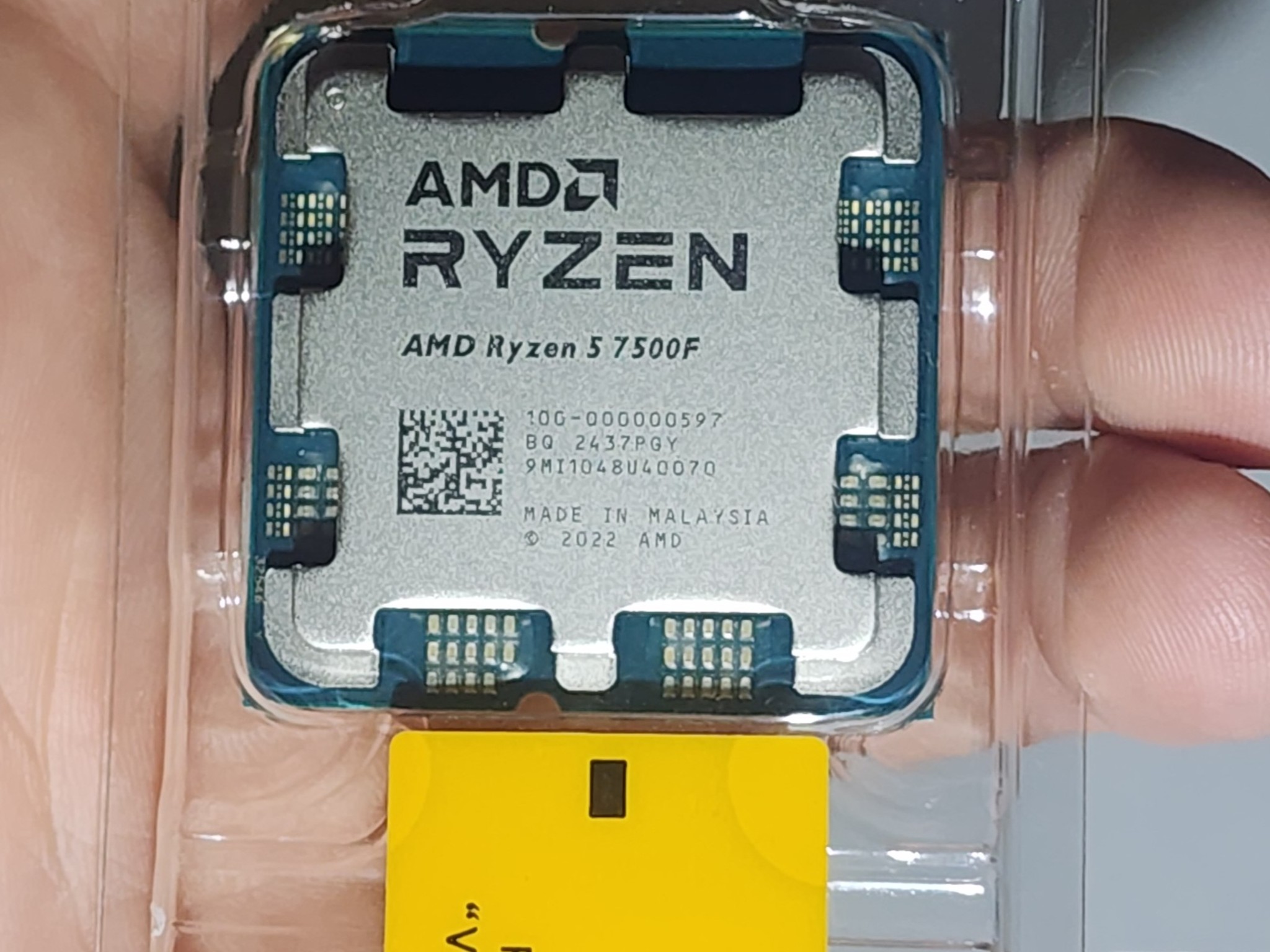 Ryzen 5 7500F  **Sealed in clamshell**