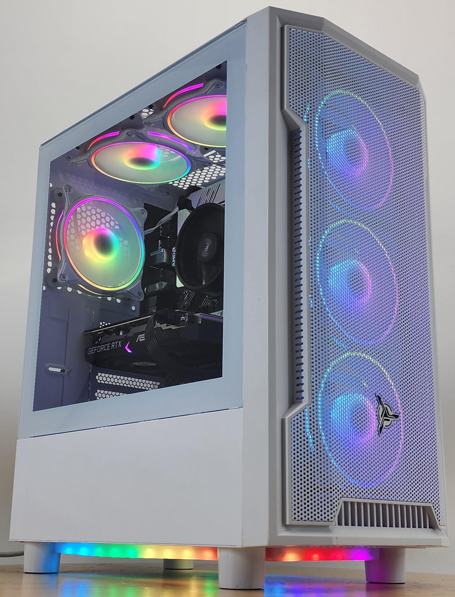 Gaming PC Ryzen 5 5500 16GB RAM 512GB SSD RTX 3060 8GB Windows 11 Computer