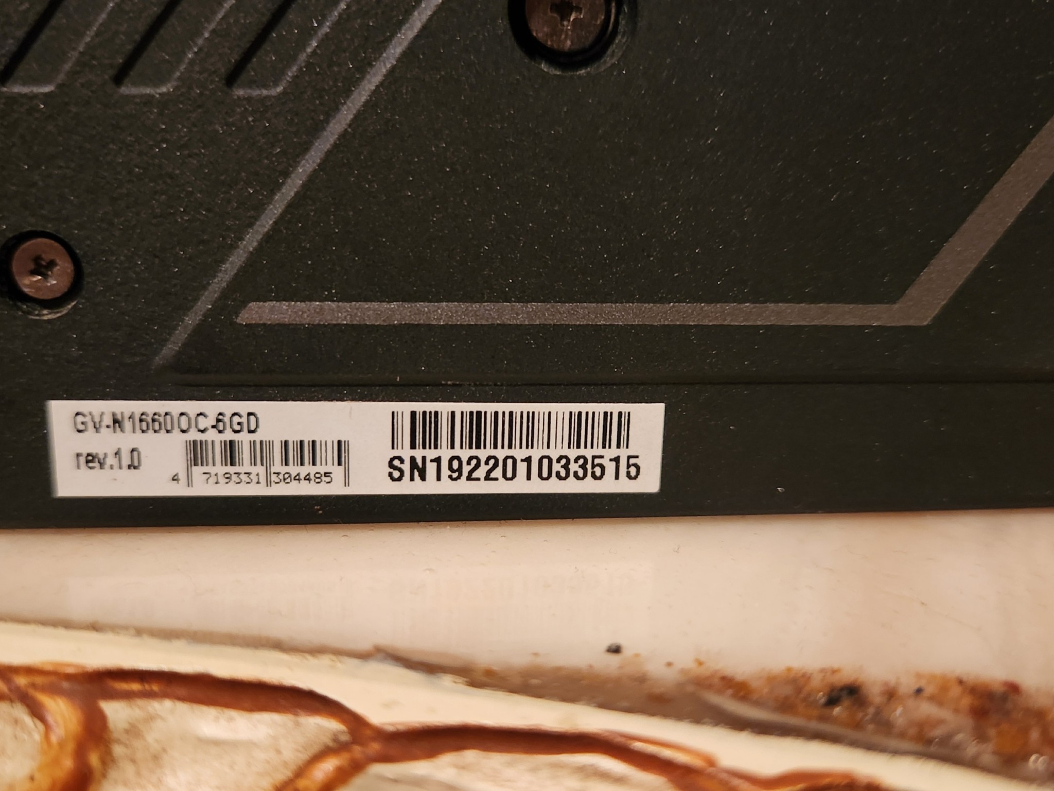 1660 GIGABYTE OC 6gb