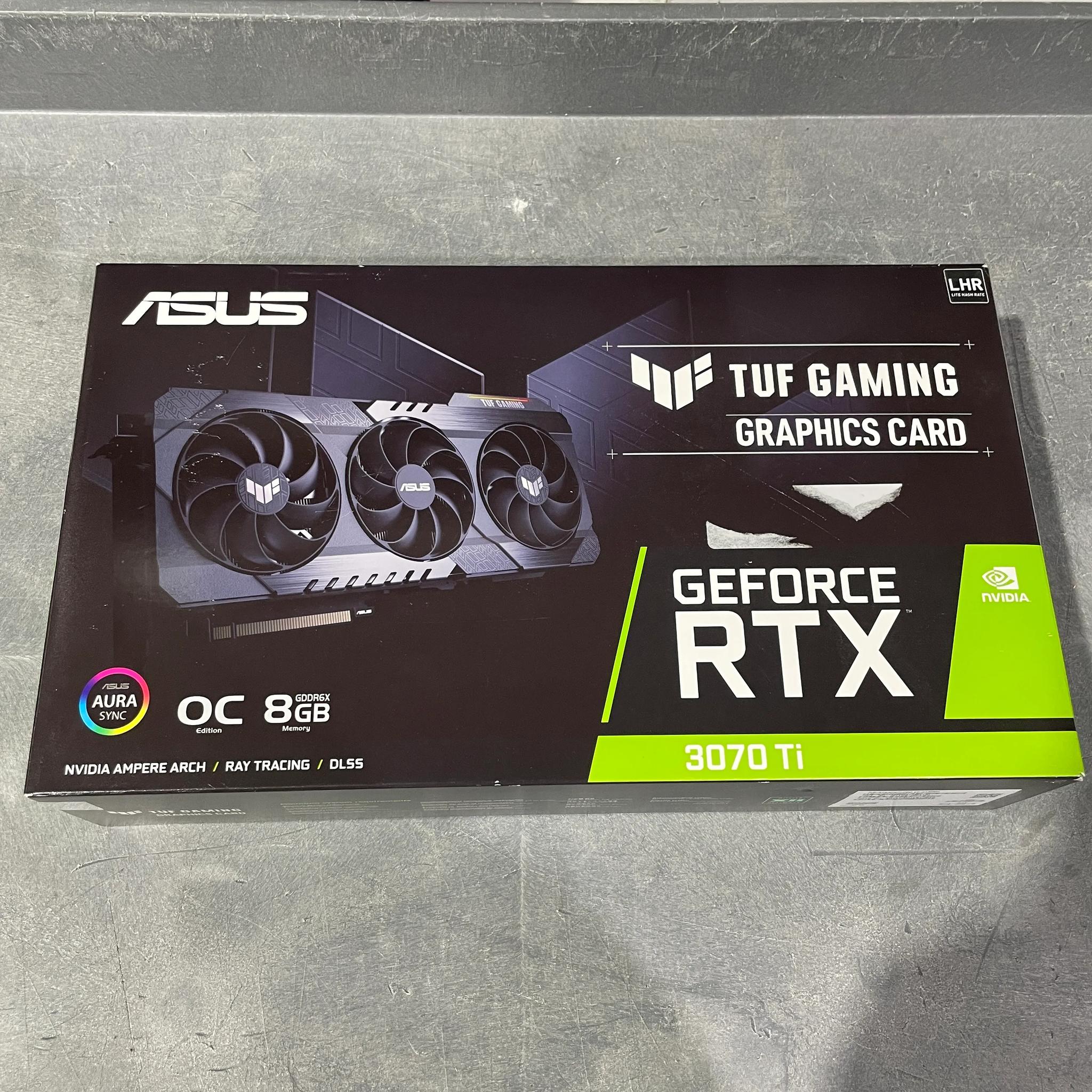 Asus RTX 3070 Ti TUF OC - PN#TUF-RTX3070TI-O8G-V2-GAMING