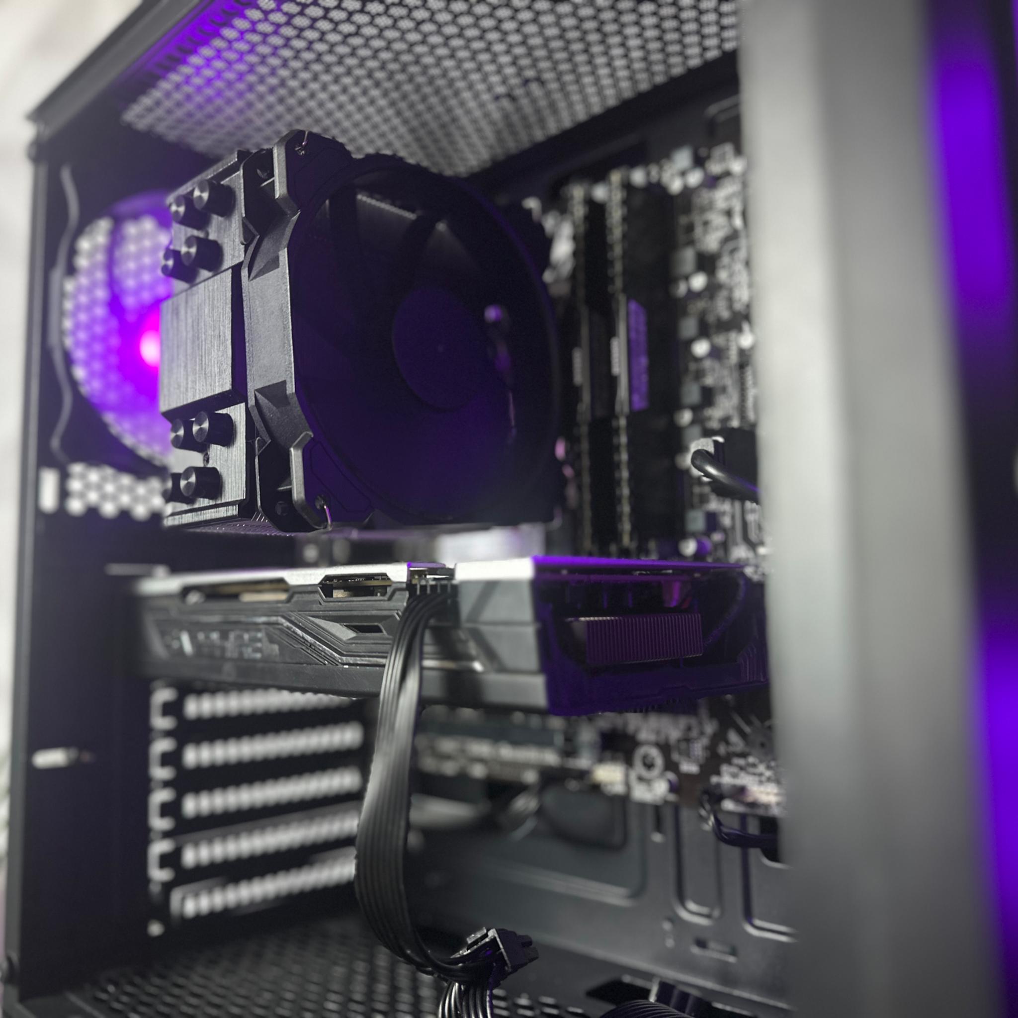 🤖GAMING PC🟣 | 1080P | i5 7600 | RX580 8GB | 16GB DDR4 | 512GB M.2 SSD | FULL ARGB! |