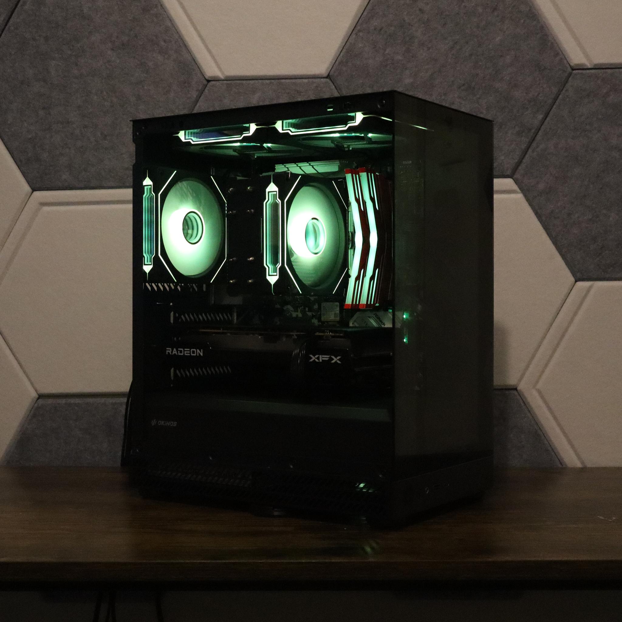 Radeon RX 6650 XT Custom Gaming PC - Ryzen 5 5600X, 16GB RAM, 512GB NVMe SSD - Windows 11 + wifi