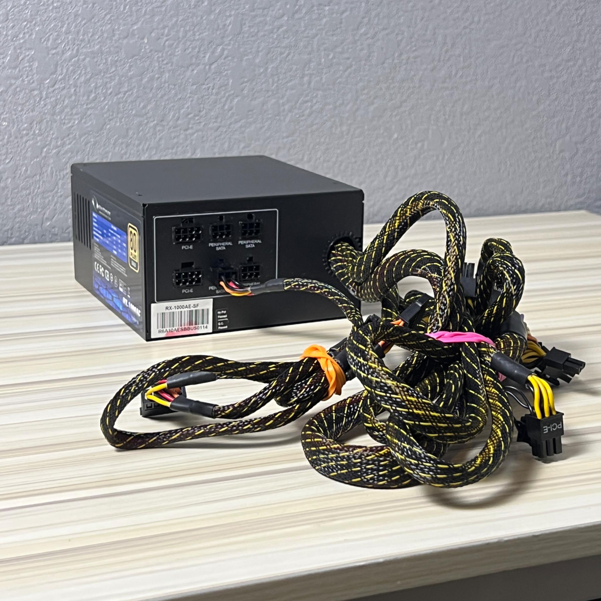 Raidmax 1000w 80 Plus Gold Semi-Modular Power Supply