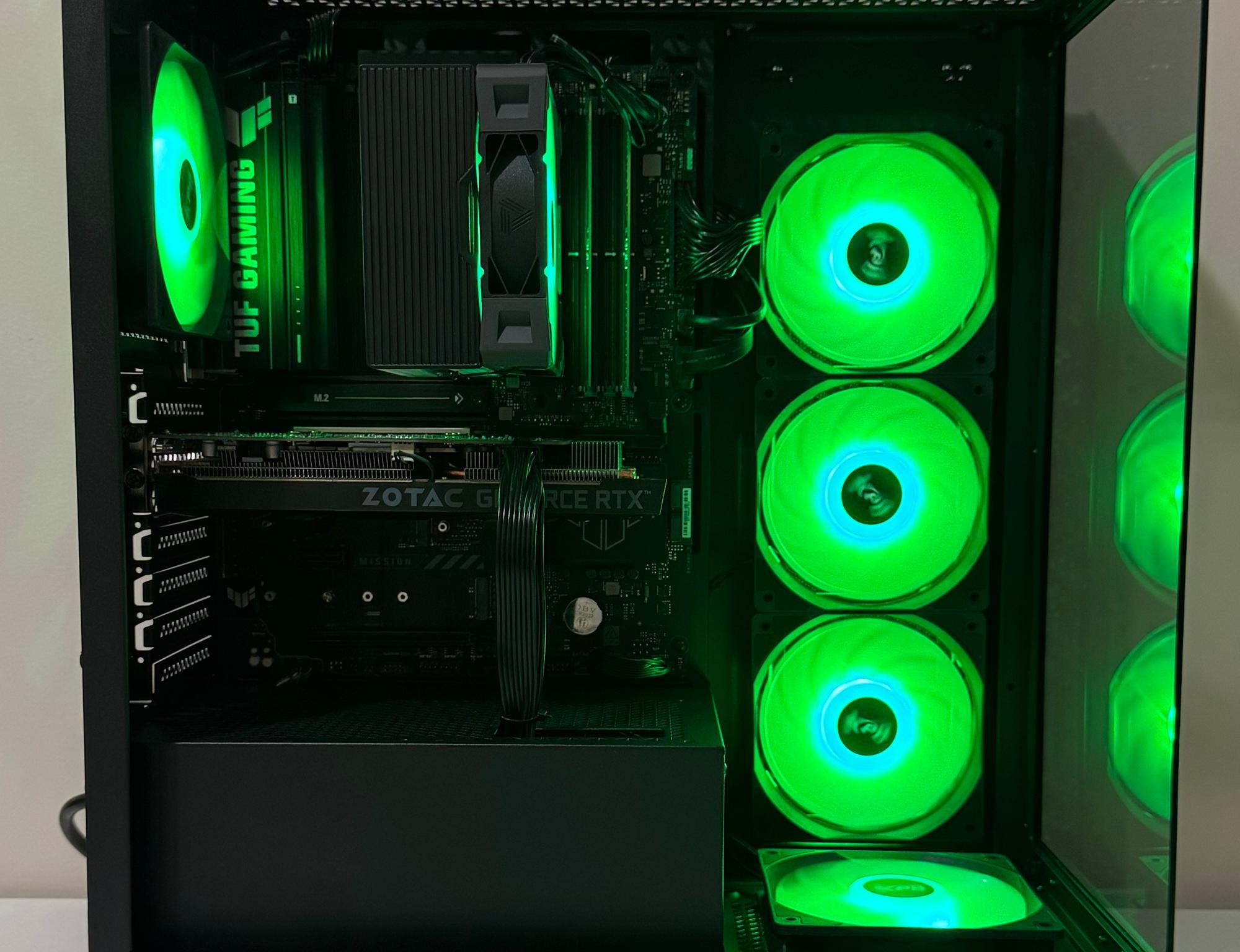 AMD X3D Ryzen 5 7500X3D 32GB DDR5 RAM 1TB NVMe SSD GeForce RTX 3060 12GB ASUS B650E-E TUF Gaming PC