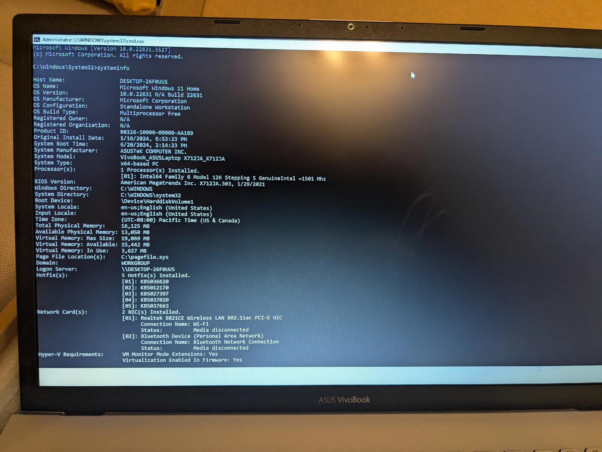 i7-10th Gen, 16GB RAM, 1TB NVME SSD 17.6" Asus X712J Iris Plus Integrated Graphics