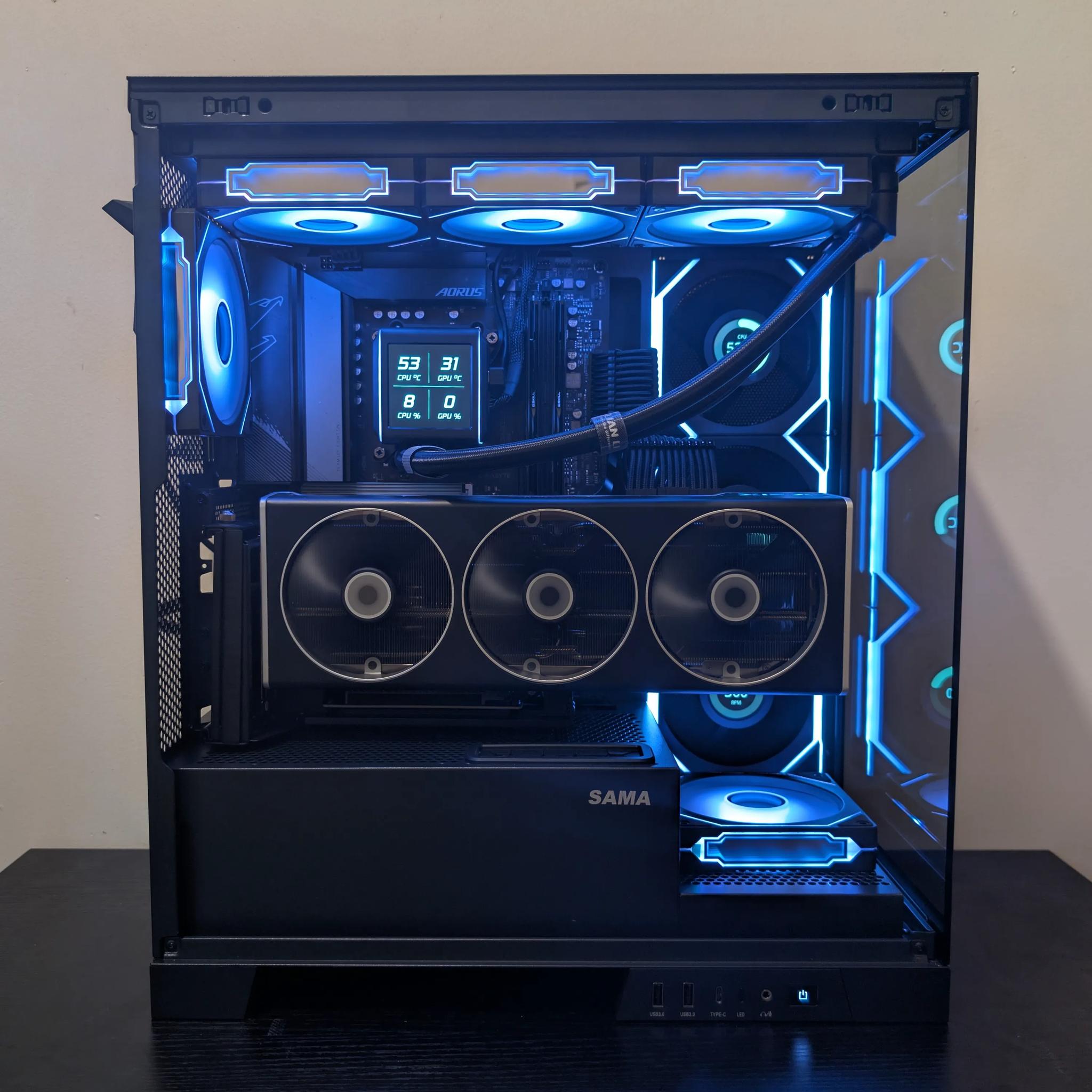 🔥 4K Gaming Beast | RX 7900XTX | Ryzen 9 7900X | 2TB SSD | 32GB RAM | WiFi 6 & Bluetooth 🔥