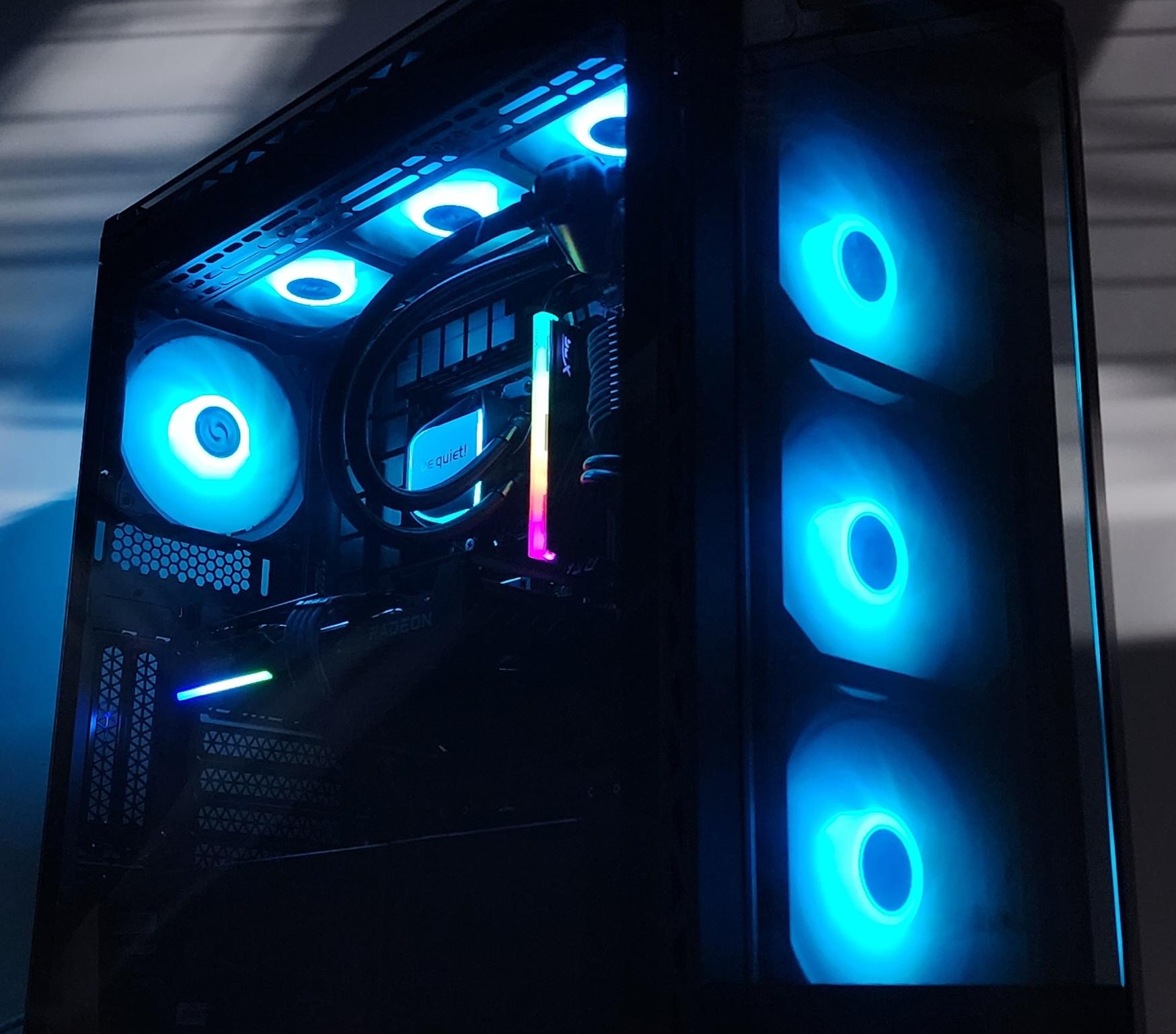 Gaming PC Ryzen 7 7800X3D 16GB RAM 1TB SSD RX 9060 XT 16GB Windows 11 Computer