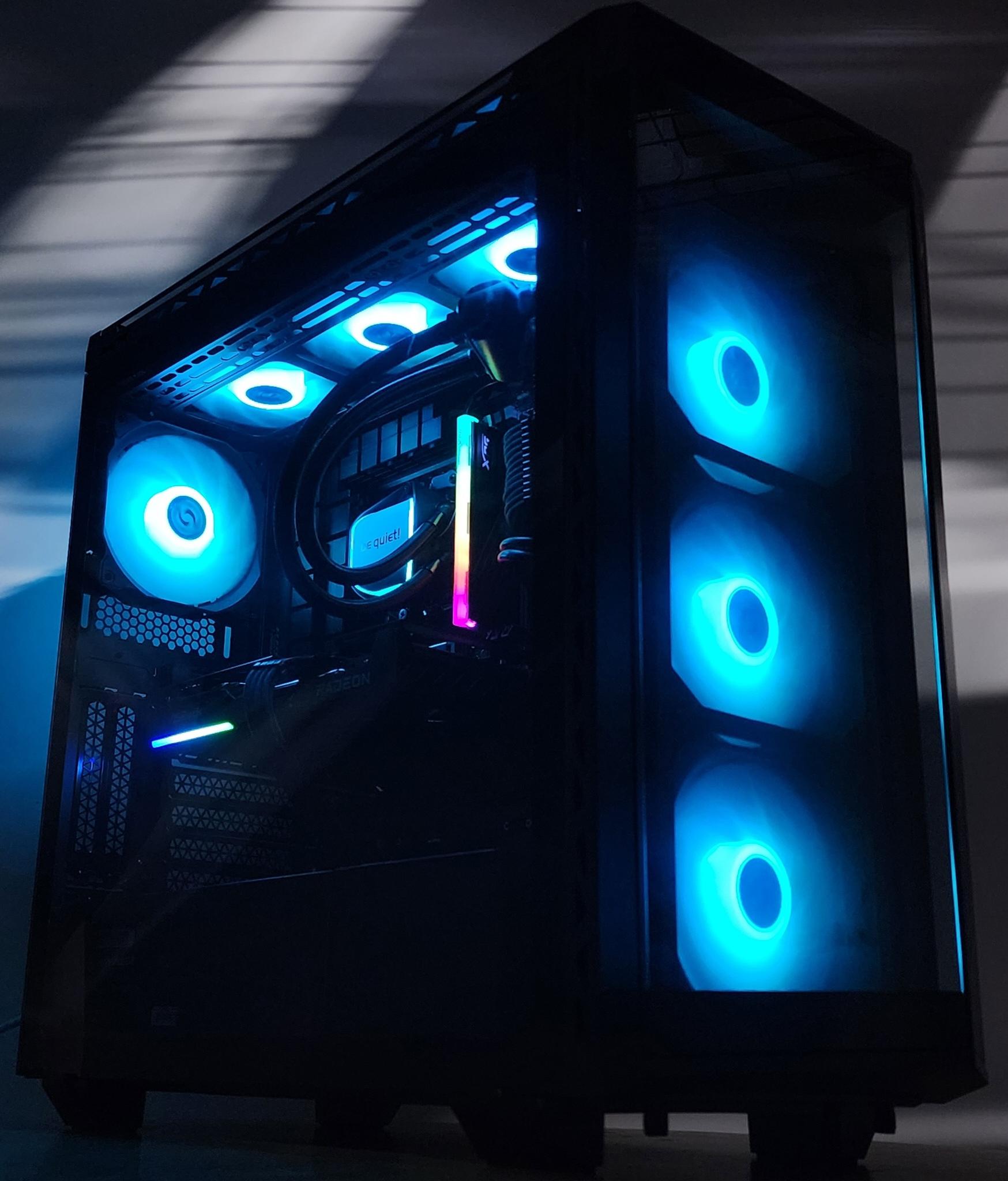 Gaming PC Ryzen 7 7800X3D 16GB RAM 1TB SSD RX 9060 XT 16GB Windows 11 Computer