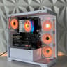 RTX 3070 OC, Ryzen 7 3700X, 32GB RAM | White RGB Gaming Computer