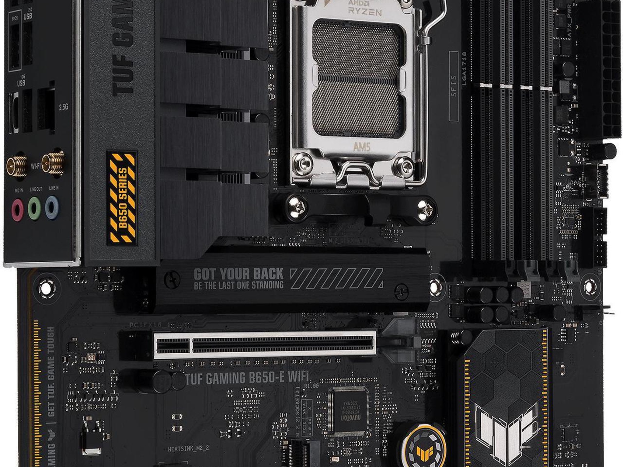 ASUS TUF GAMING B650-E WIFI AMD B650 AM5 ATX motherboard LIKE NEW