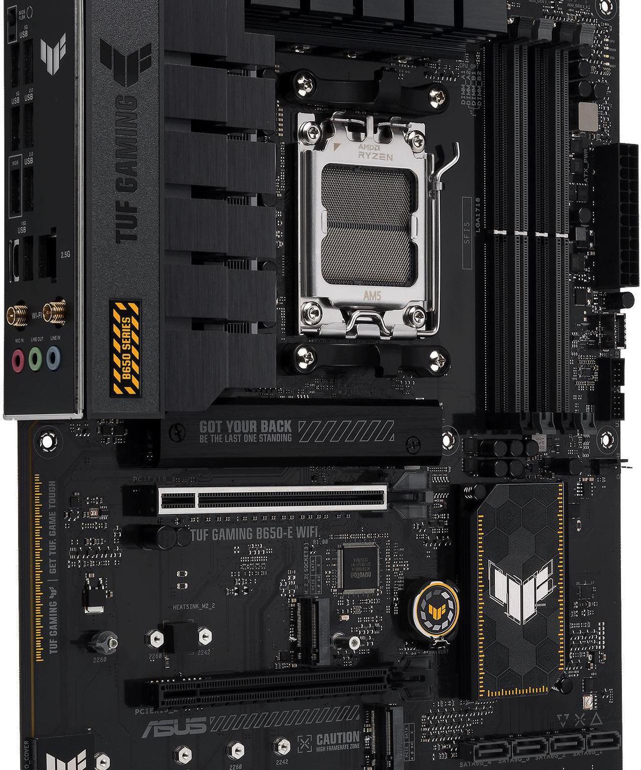 ASUS TUF GAMING B650-E WIFI AMD B650 AM5 ATX motherboard LIKE NEW