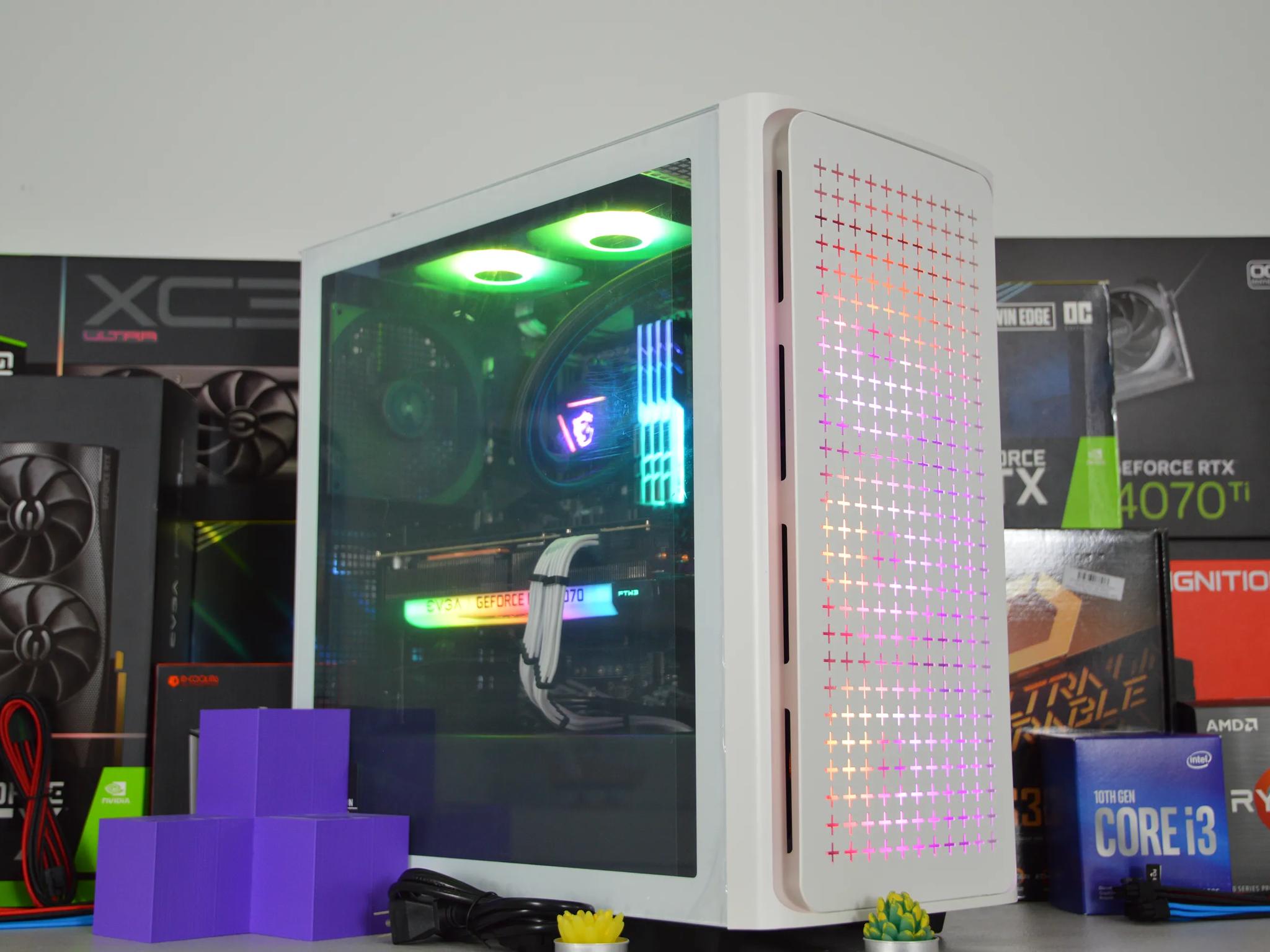 ⚪️⚫️ RTX 3070 | RYZEN 7 5800X | 32 GB RGB RAM | 1TB NVME GEN 4 SSD | "MIDNIGHT SNOW" |