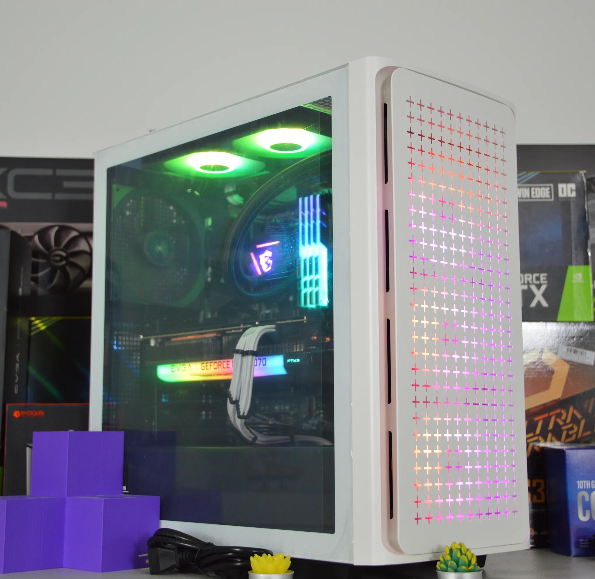 ⚪️⚫️ RTX 3070 | RYZEN 7 5800X | 32 GB RGB RAM | 1TB NVME GEN 4 SSD | "MIDNIGHT SNOW" |