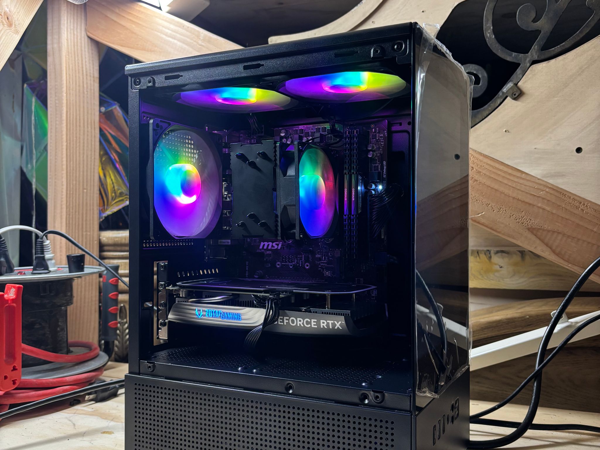 GeForce RTX 4060 Custom Gaming PC - Ryzen 5 5600X, 16GB RAM, 1TB SSD