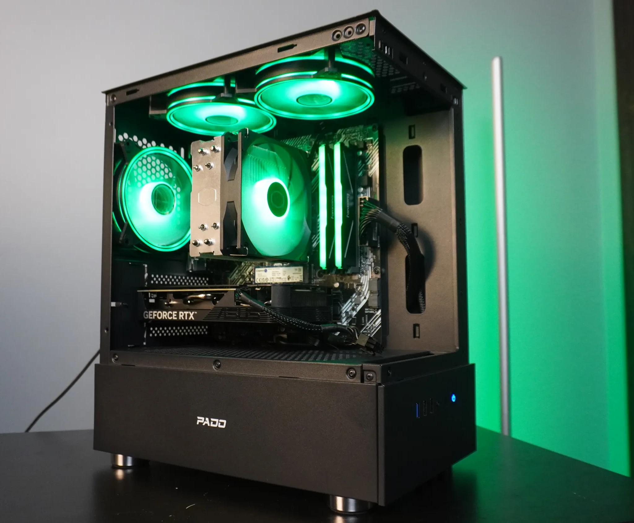 🖤STEALTH🖤 1080p/1440p Value MACHINE 💚 RTX 4060 🧡Ryzen 5 5600 | 1TB NVME | 16GB DDR4 | WIFI