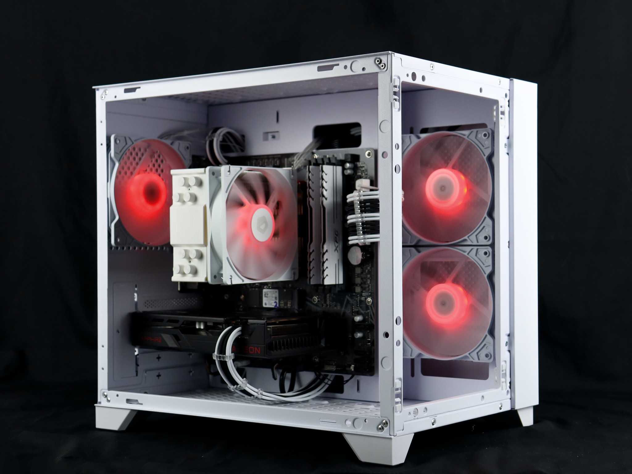 🧊❄️🧊 White Gaming PC – RX 6600 8G , Ryzen 7 2700X, 16GB RAM, 500GB SSD - WiFi, BlueTooth 🧊❄️🧊