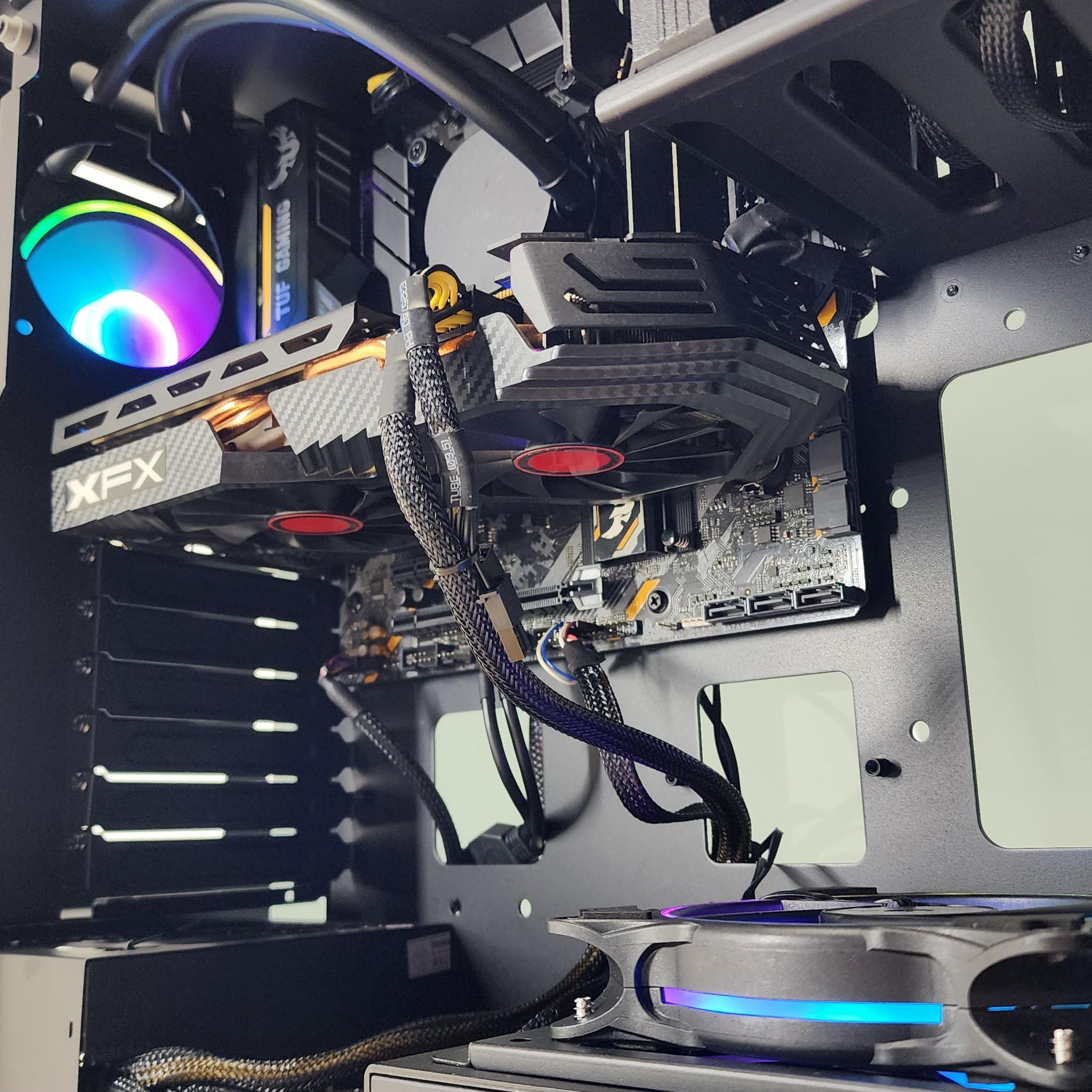 Gaming PC i3-9100F 16GB RAM 500GB SSD RX 580 8GB Windows 11 Computer