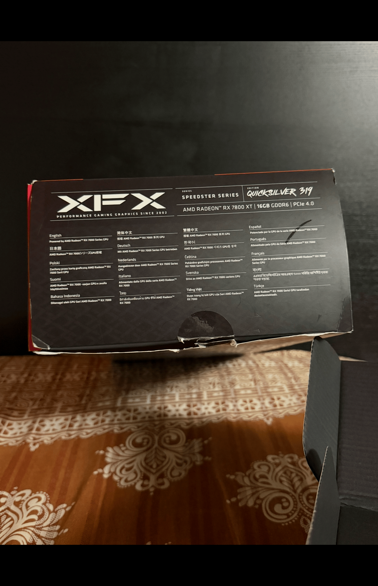 XFX Speedster QICK 319 Core Radeon RX 7800 XT