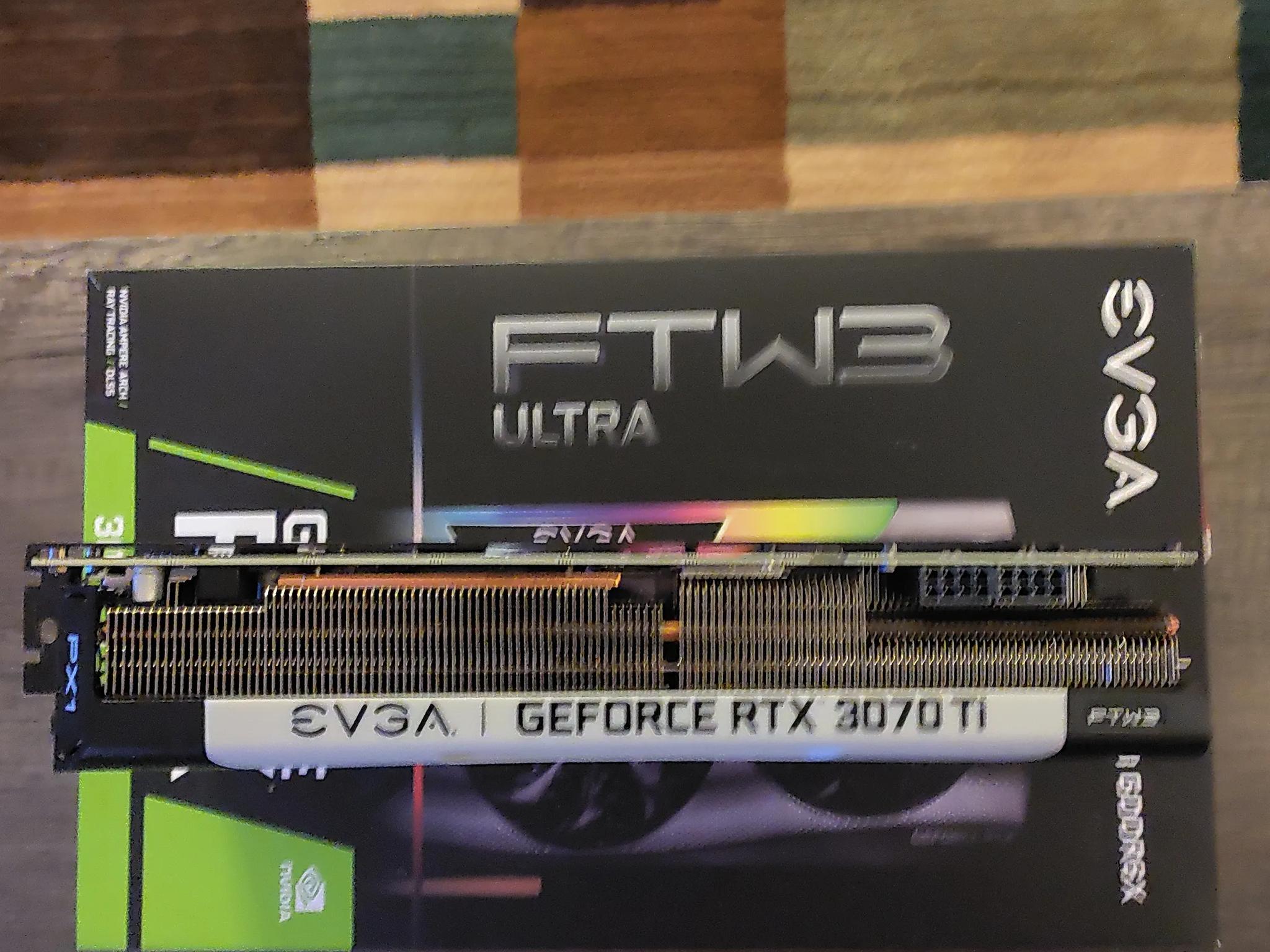 EVGA NVIDIA GeForce RTX 3070 Ti FTW3 ULTRA GAMING 8GB GDDR6X Graphics Card.