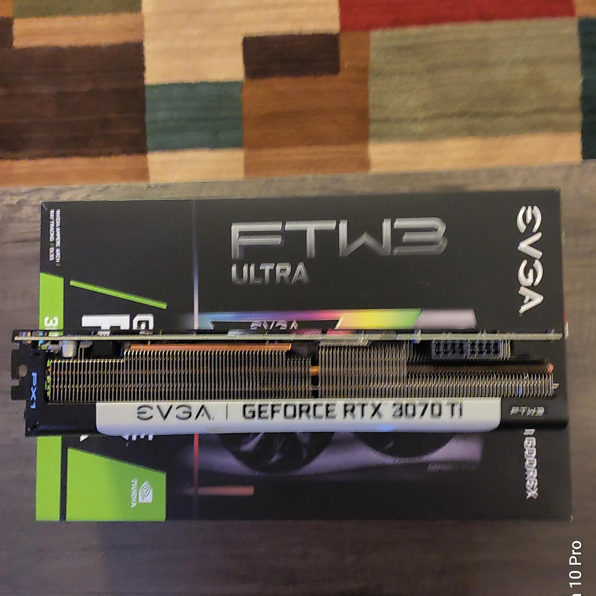 EVGA NVIDIA GeForce RTX 3070 Ti FTW3 ULTRA GAMING 8GB GDDR6X Graphics Card.