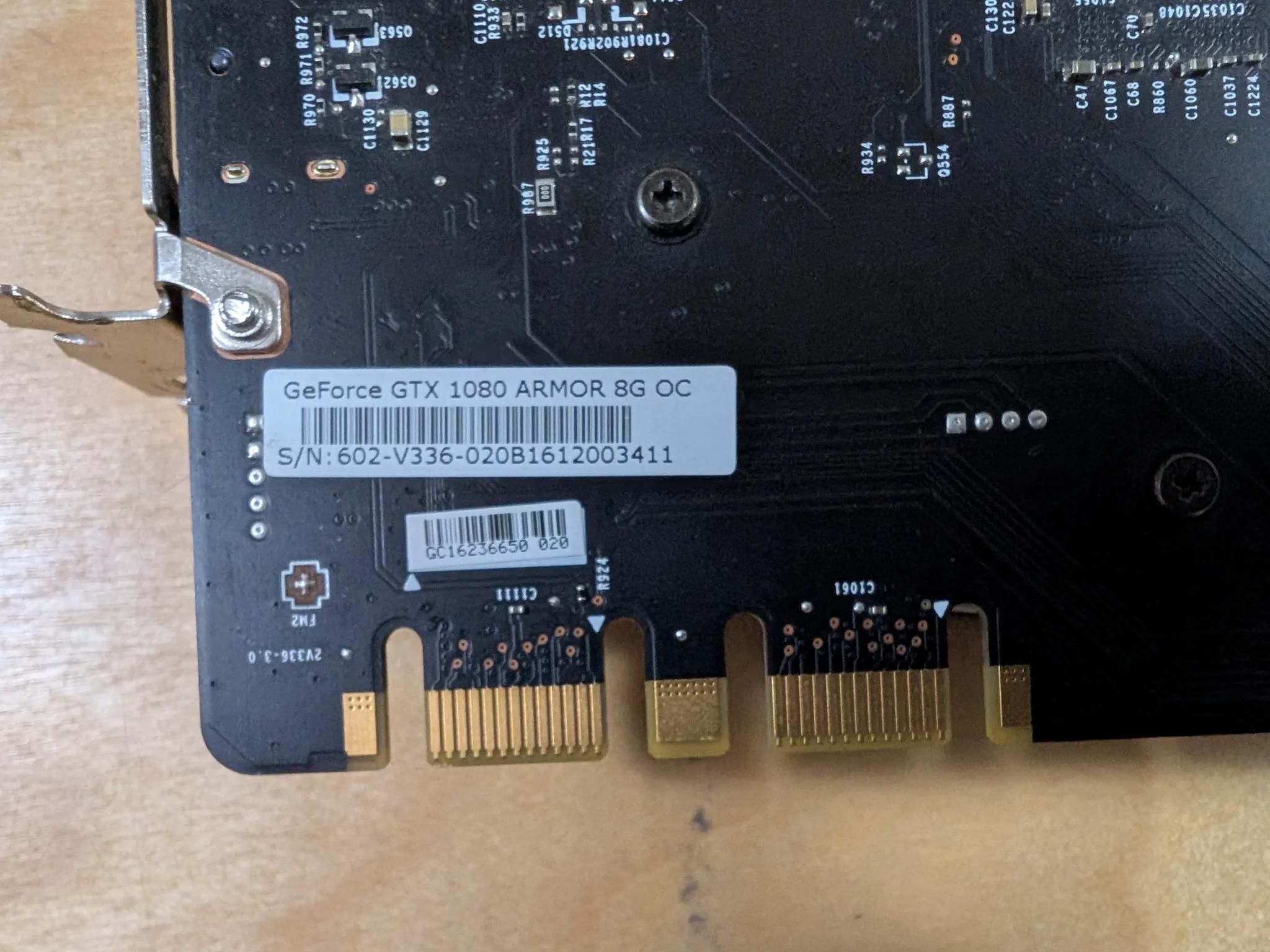 MSI Nvidia GTX 1080 8GB