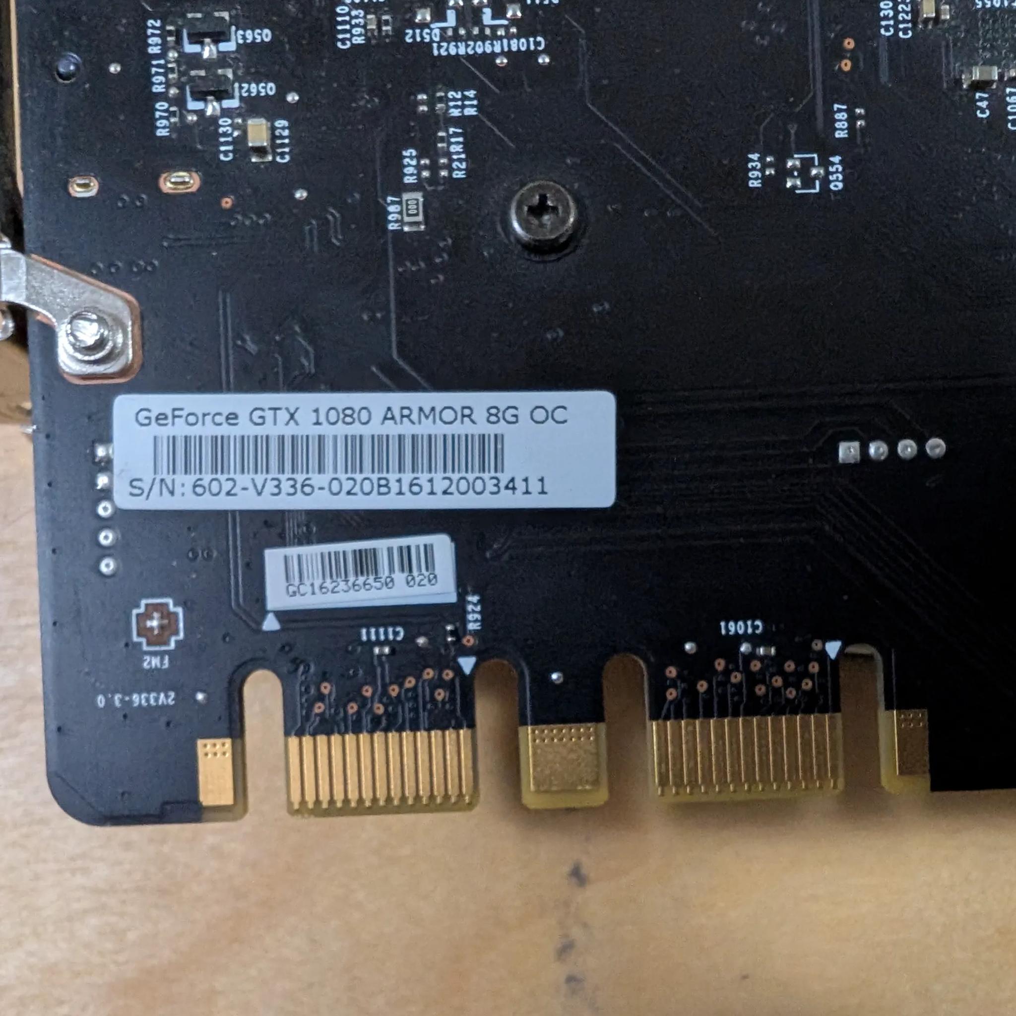 MSI Nvidia GTX 1080 8GB