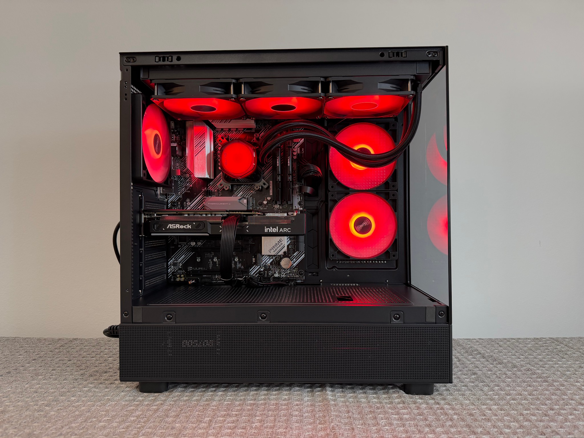 ARC B580 12GB OC • RYZEN 7 5800XT • B550 WIFI • 16GB DDR4 • 512GB SSD • 360MM AIO • NEW GAMING PC