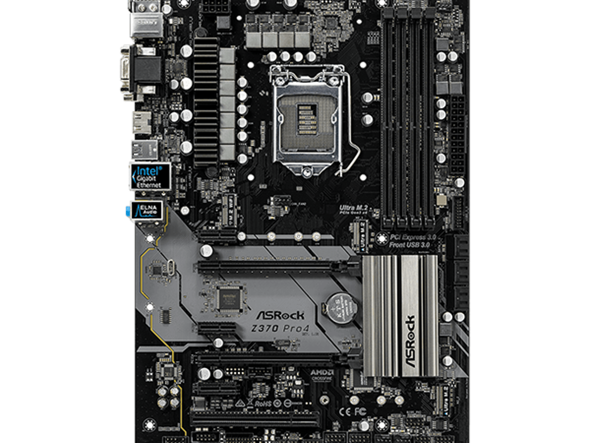 IBuyPower ASRock Z370 IB-R ATX Z370 Motherboard w/ dual M.2, Built-in WiFi