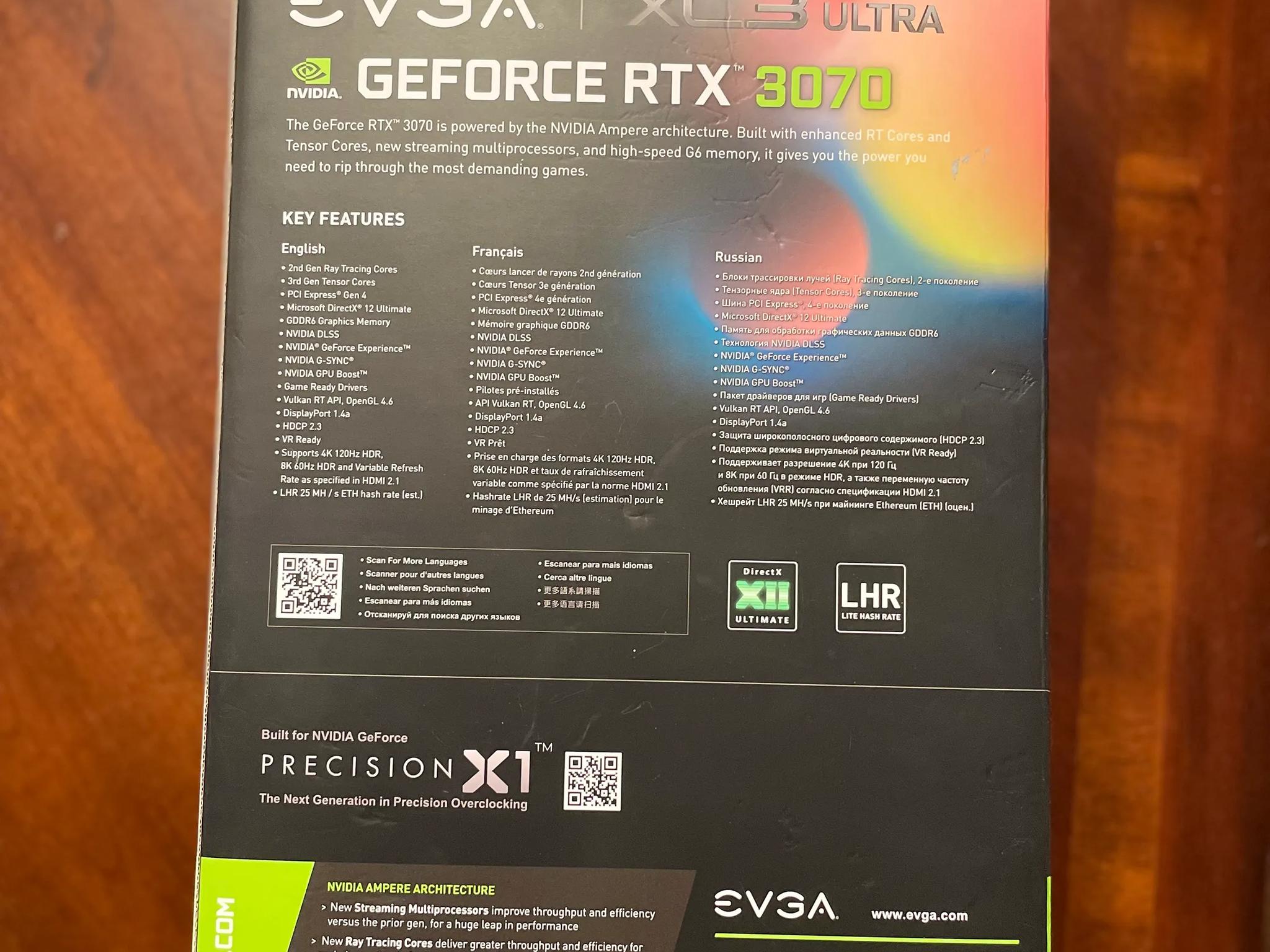 EVGA RTX 3070 XC3 ULTRA - Used, Good