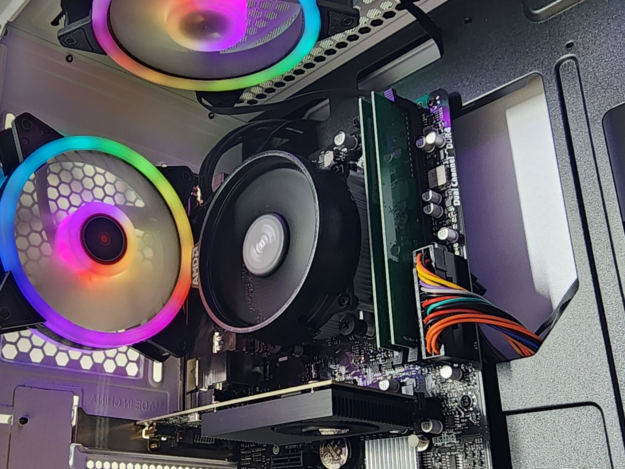 Gaming PC Ryzen 5 3600 16GB RAM 256GB SSD + 1TB HDD GT 1030 2GB Win11 Computer