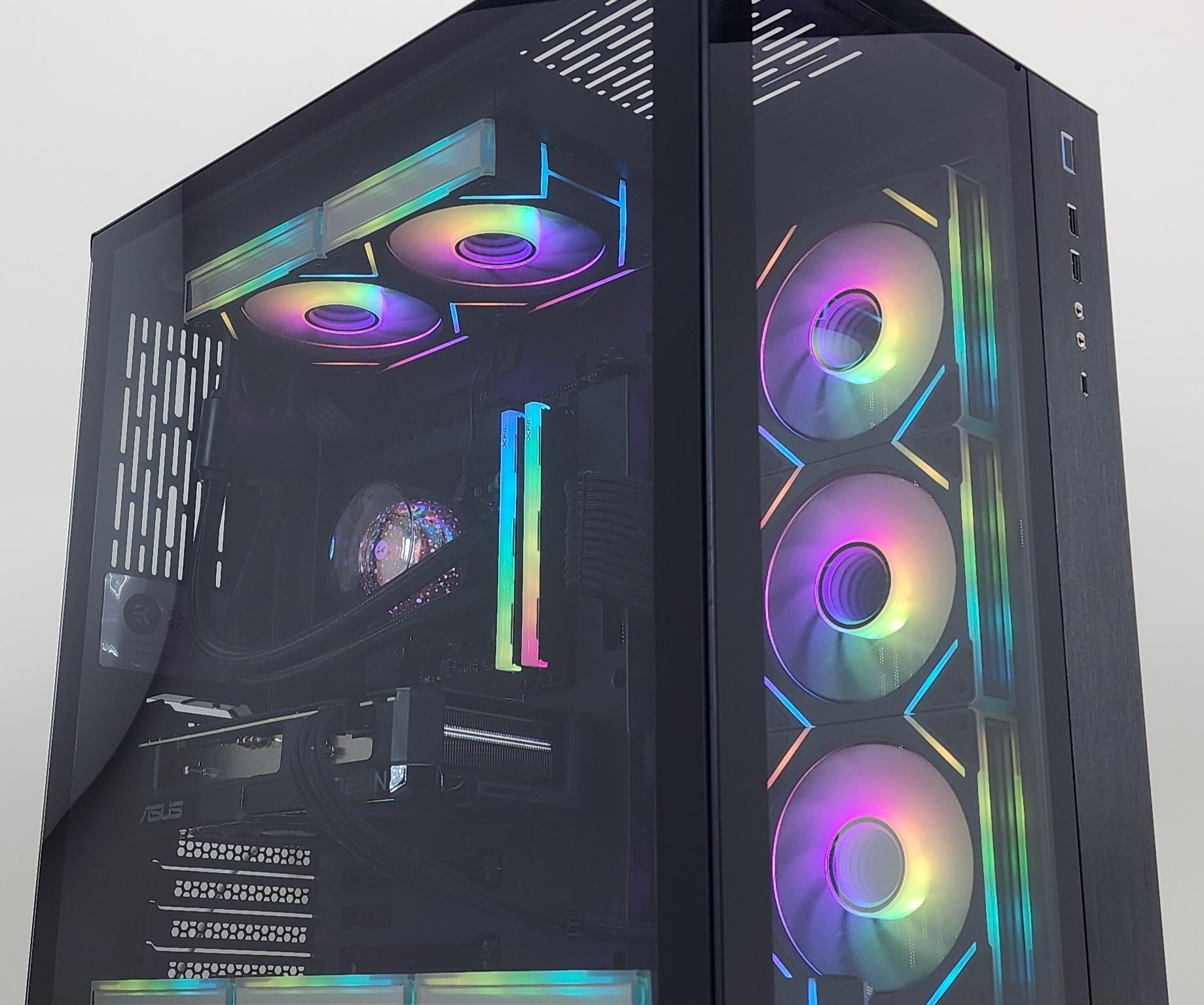 Gaming PC i7-12700KF 32GB RAM 1TB SSD RX 7600 XT 16GB Windows 11 Computer