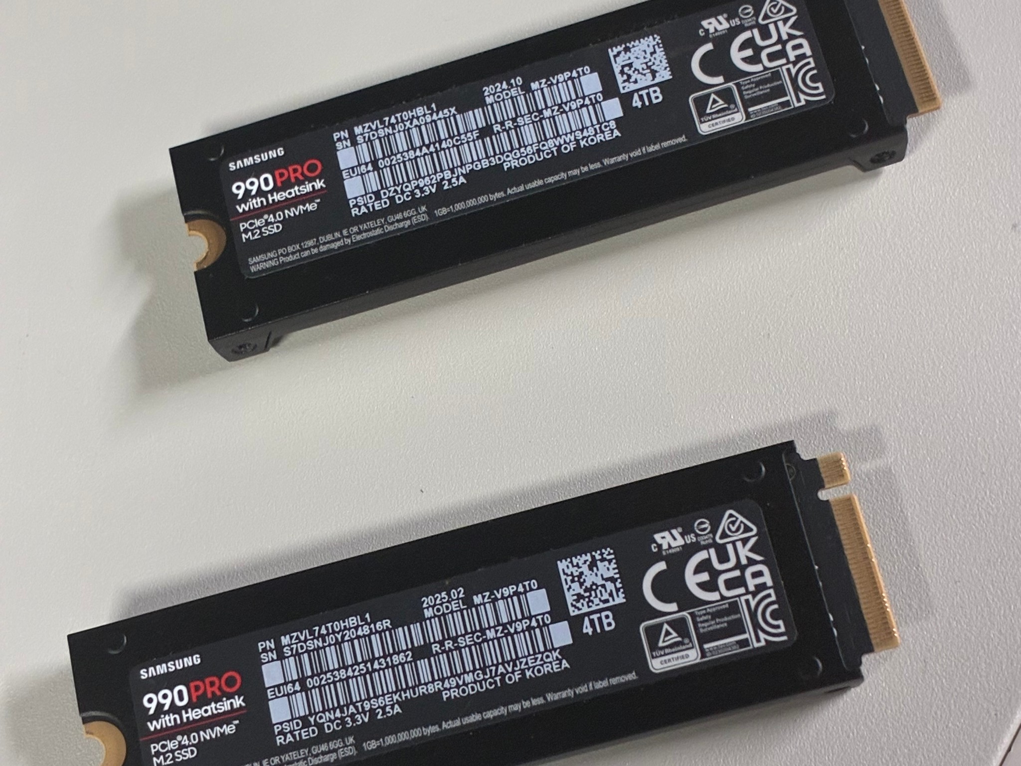 4Tb Samsung 990 Pro NVME M.2 drive
