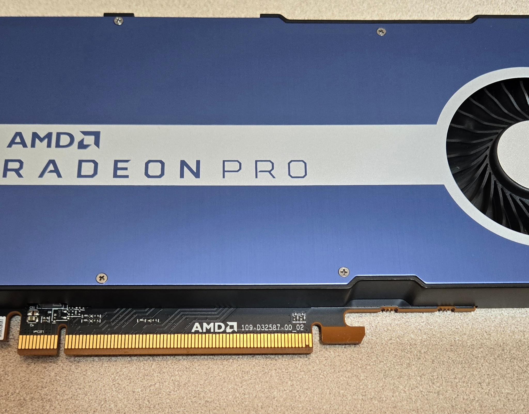 AMD Radeon W5500 PRO 8GB