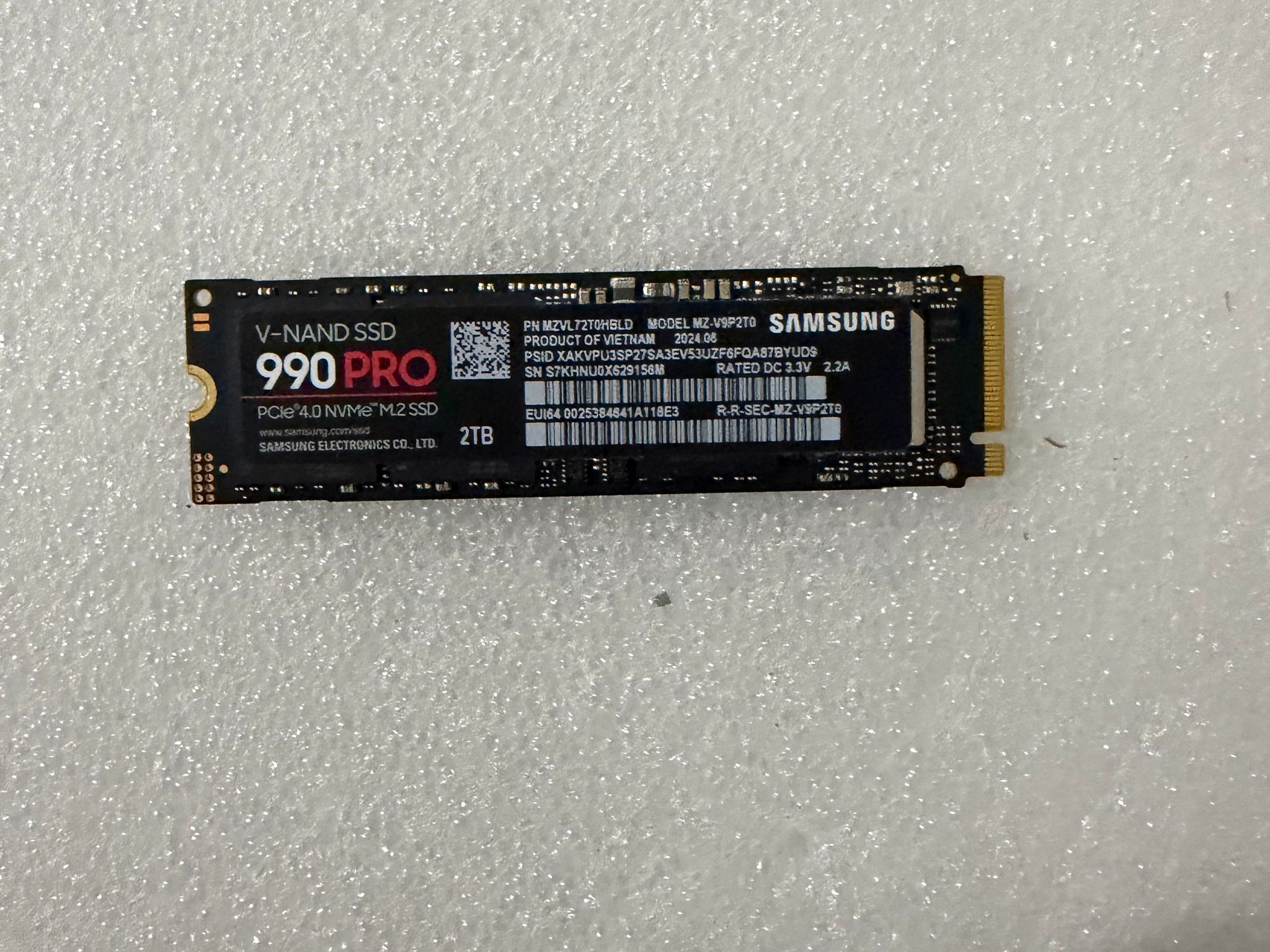 Samsung 990 Pro 2TB m.2 NVMe SSD Free Shipping