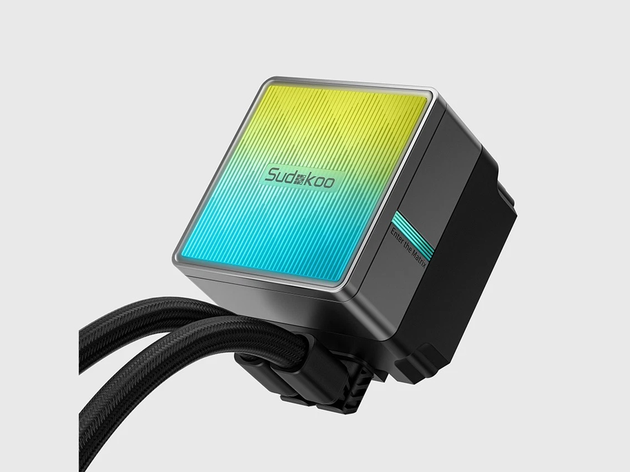 SUDOKOO NEXAURA 360 Black Liquid AIO CPU Cooler ARGB diamond glow