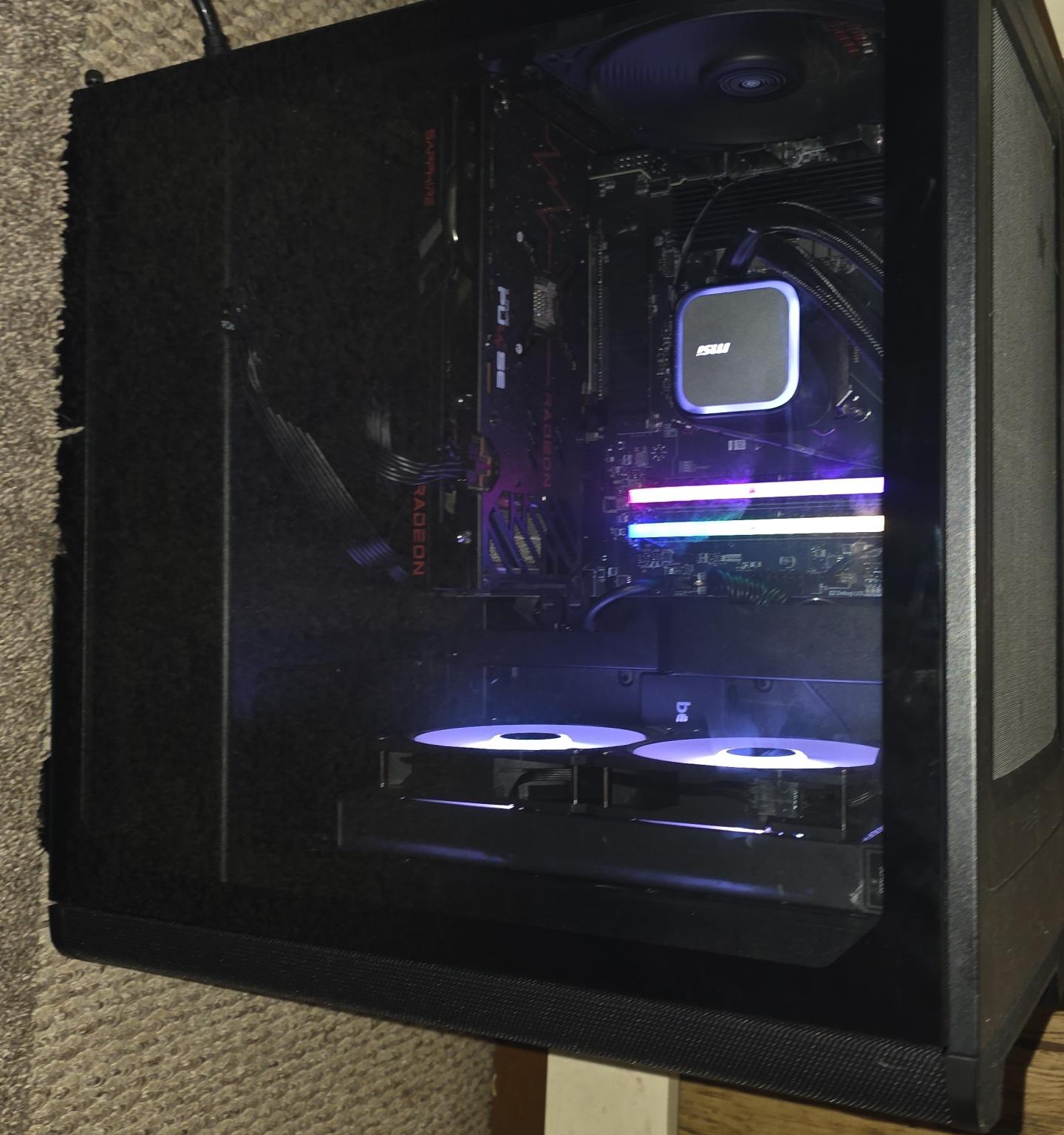 Radeon RX 6600 XT Custom Gaming PC - Ryzen 5 9600X, 32GB RAM, 1TB NVMe SSD