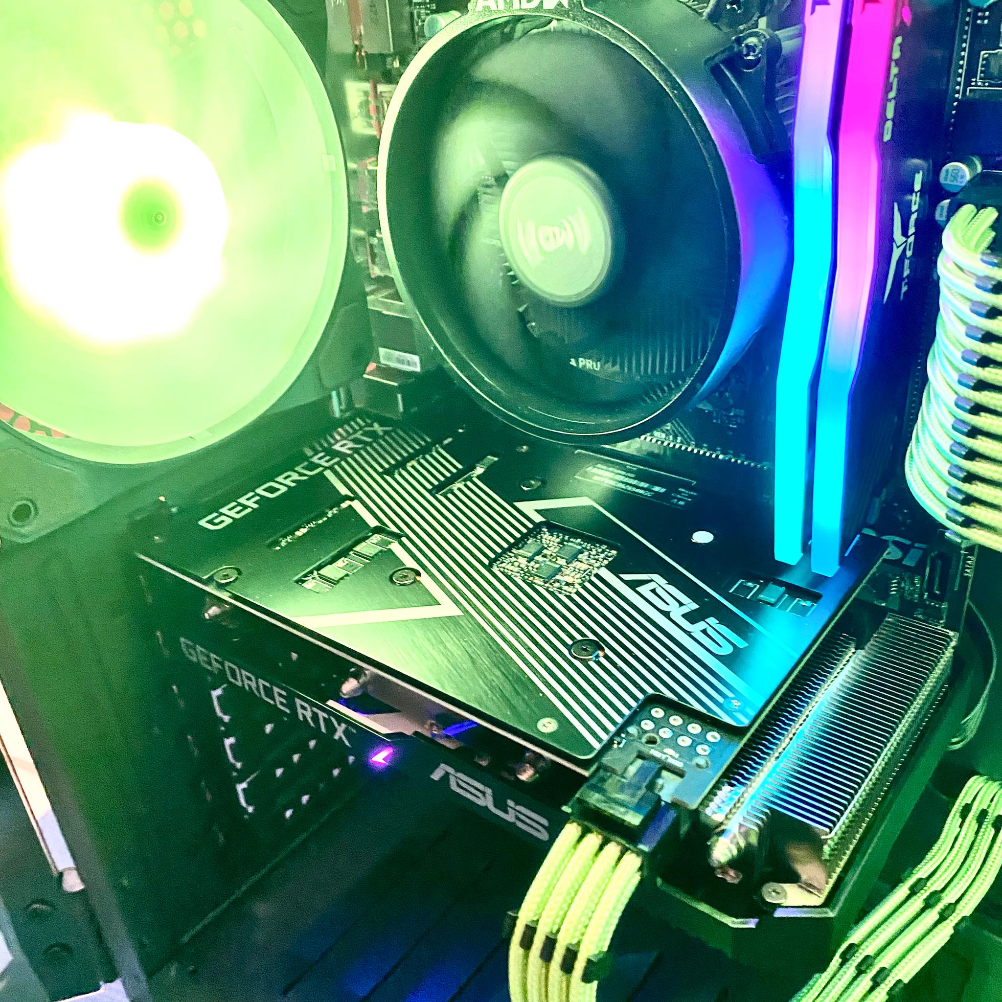 ⚔️🗡️Roronoa Zoro|RTX 3050 8GB|Ryzen 3 3100|16GB T-Force RGB @3200MHz|1TB WD Blue SSD|Windows 11 Pro