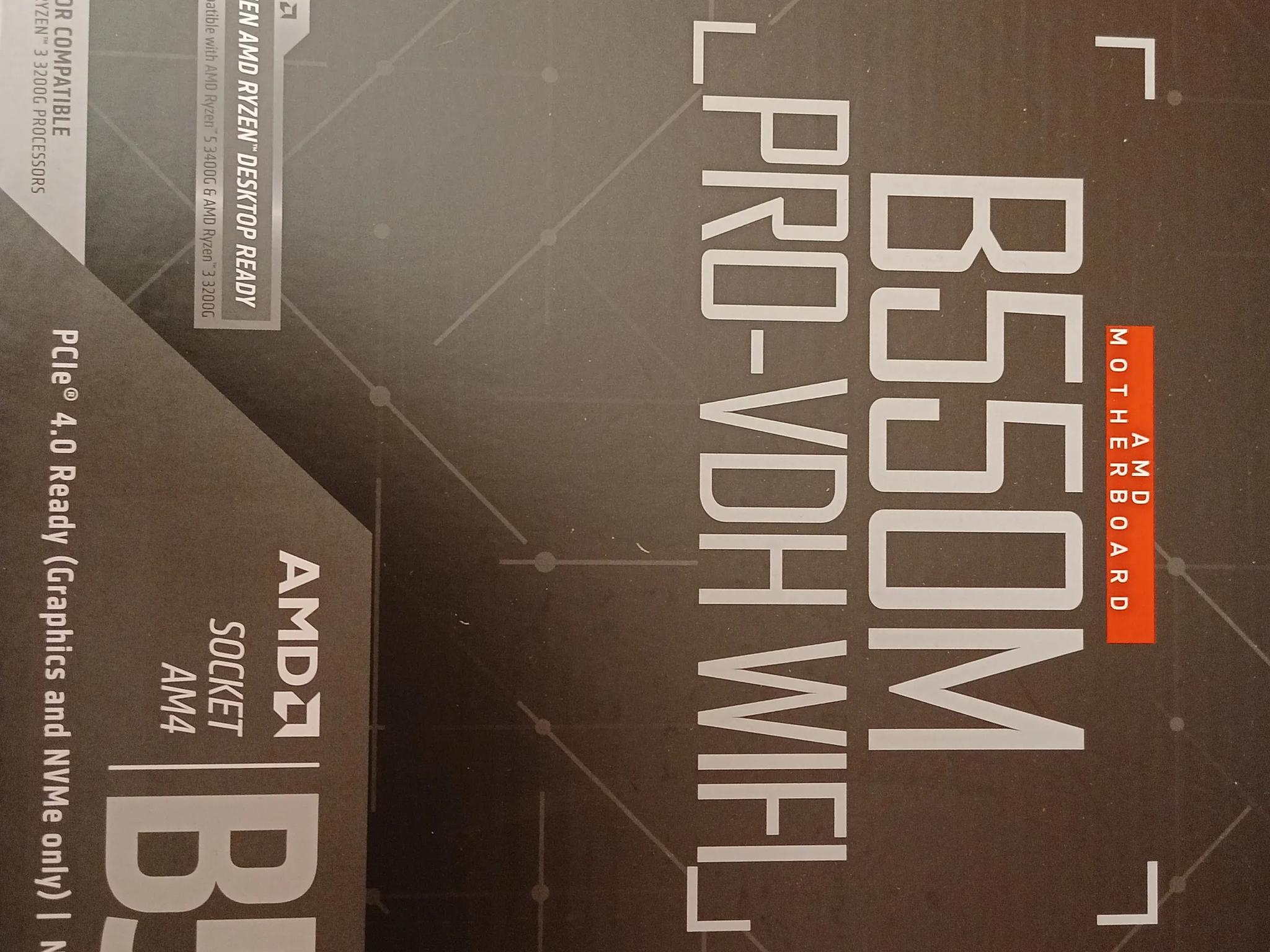 MSI B550M PRO-VDH WIFI Micro ATX AM4 Motherboard