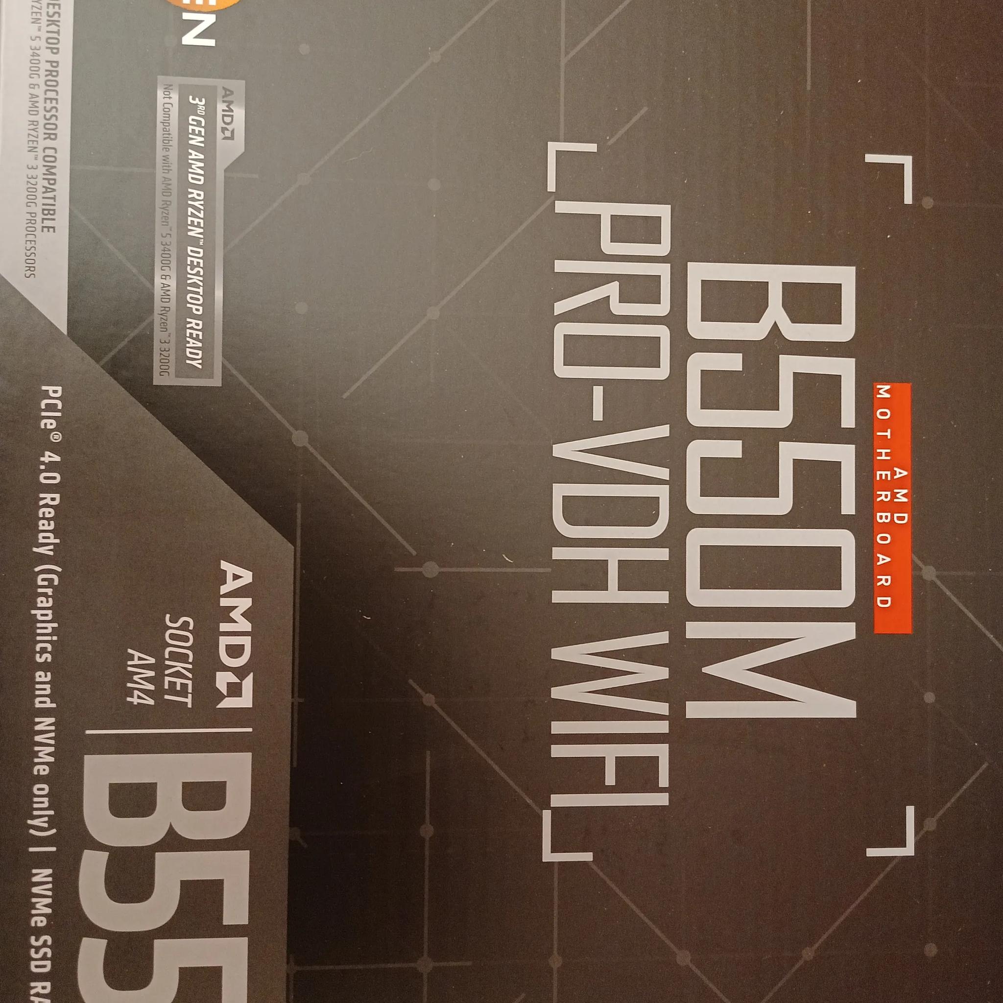 MSI B550M PRO-VDH WIFI Micro ATX AM4 Motherboard