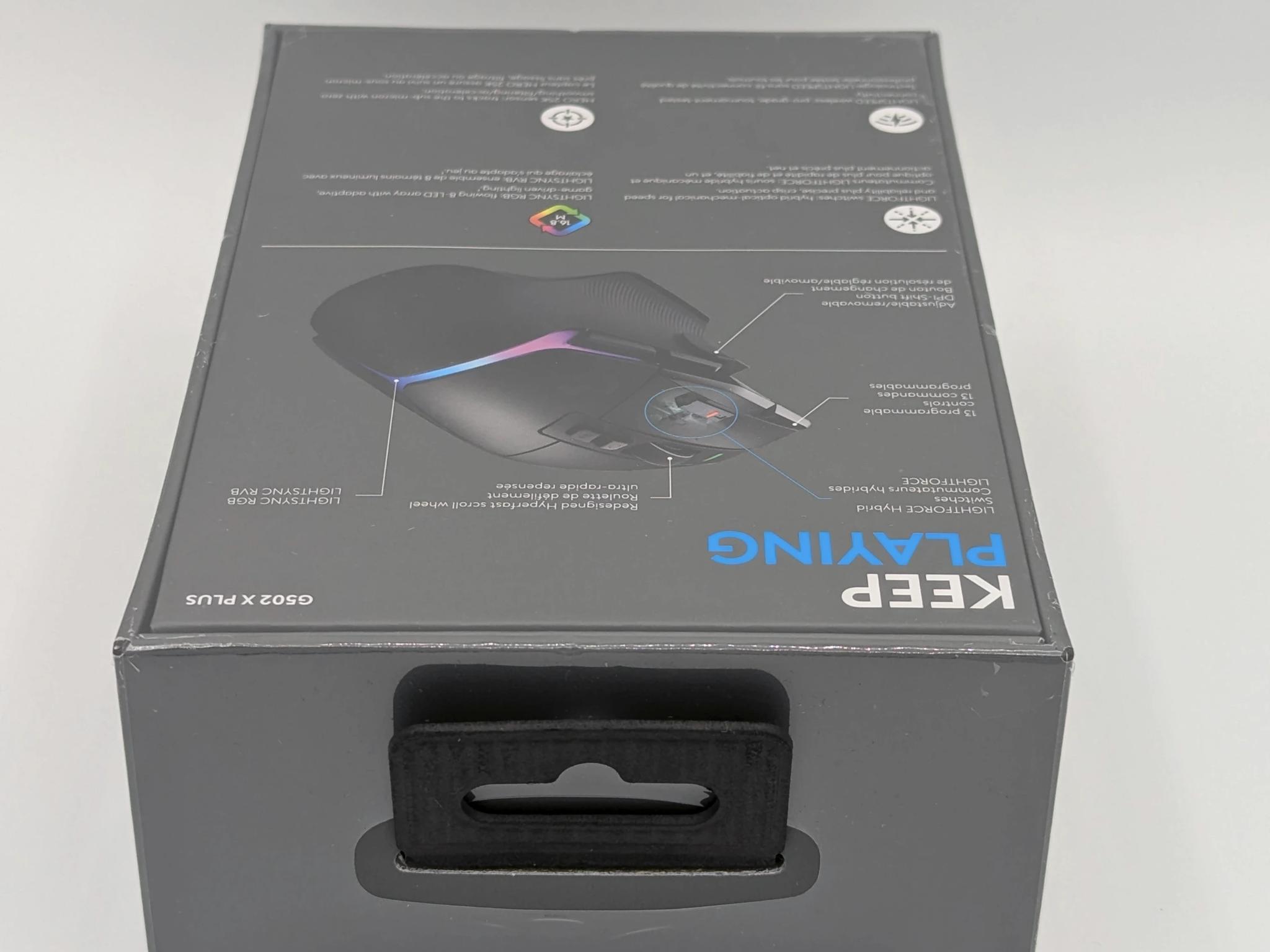 NIB New Logitech G502 X Plus Lightspeed Black