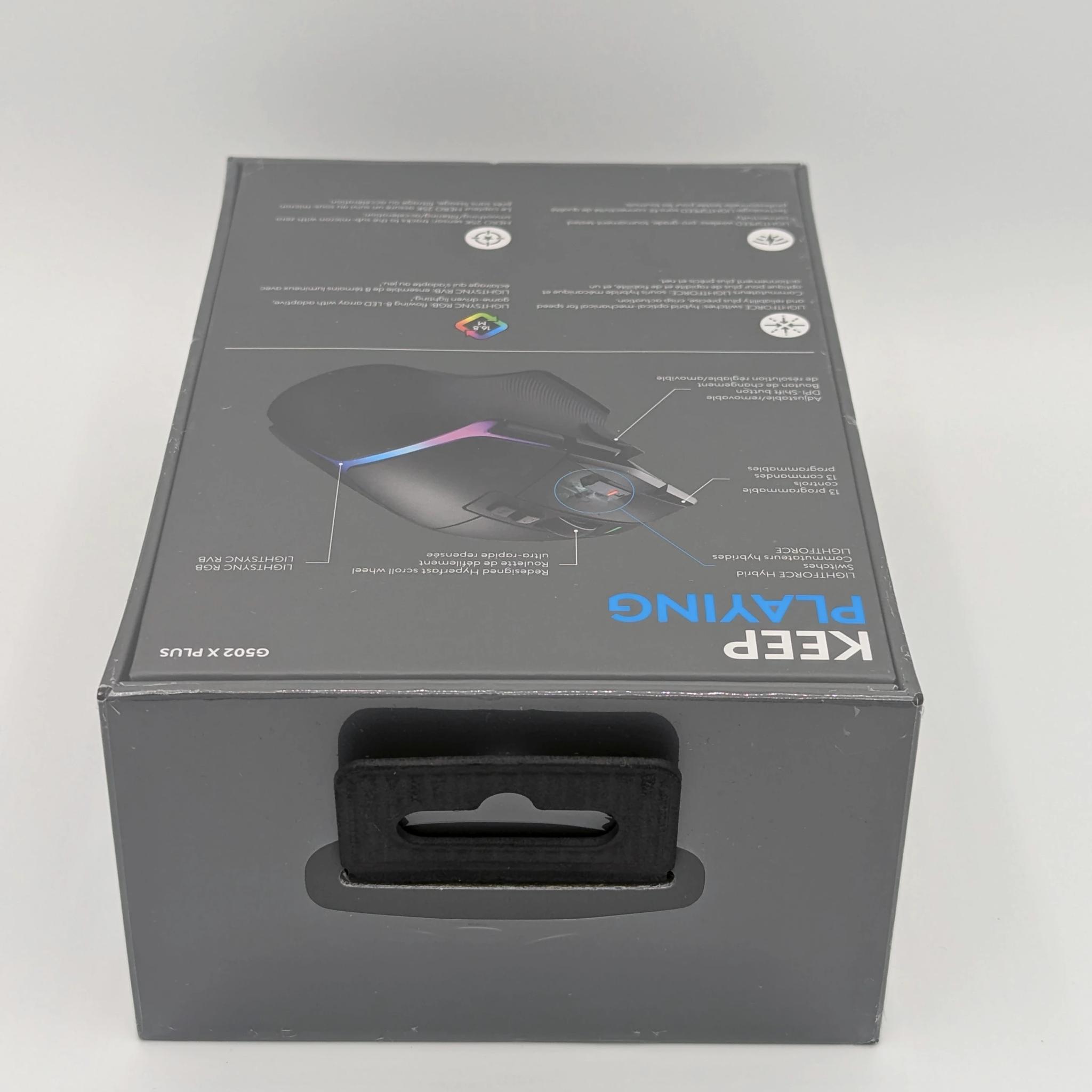 NIB New Logitech G502 X Plus Lightspeed Black