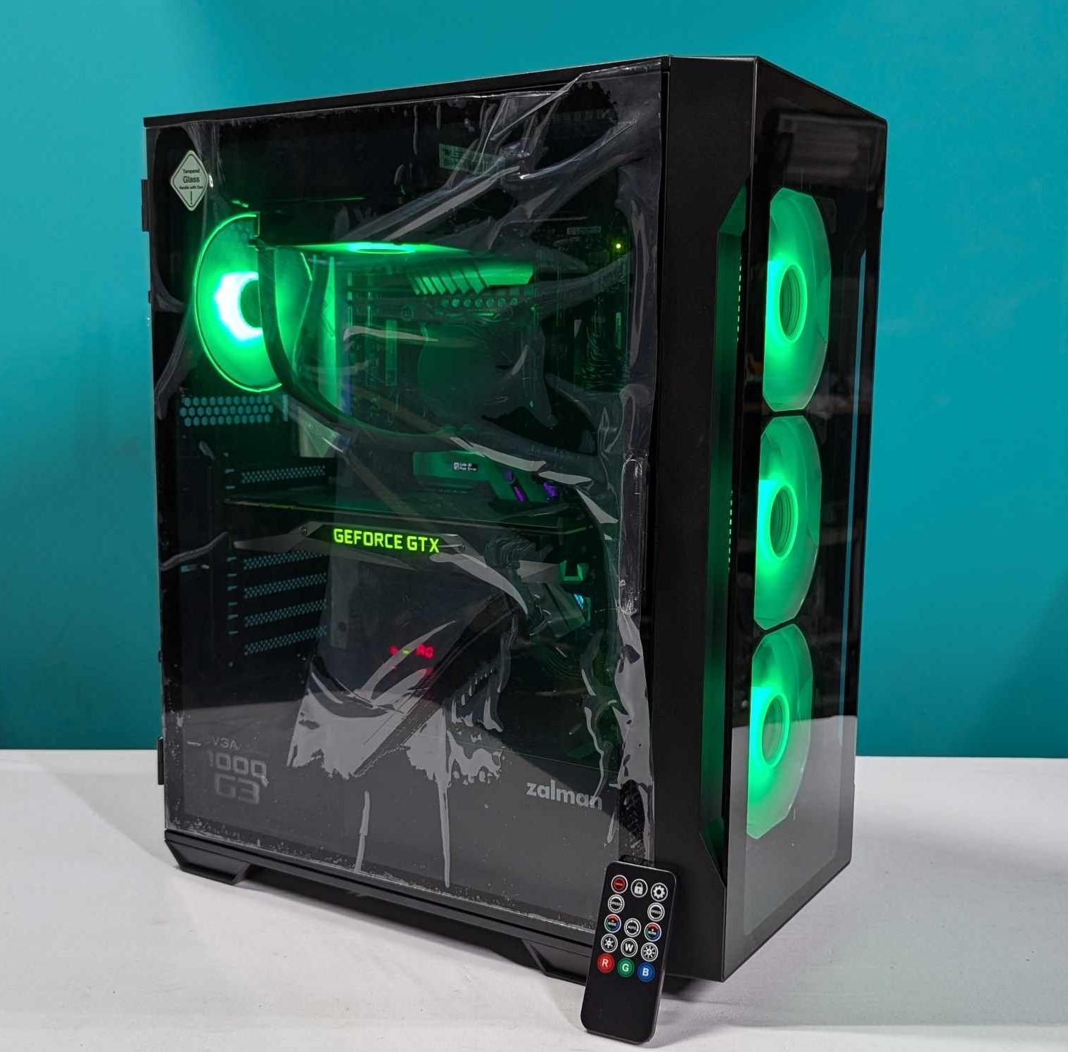 UCW Ready to Play "Greenie" X299 Build (i7-7800X + GTX 1080ti 11GB + 32gb RAM) Free Ship!