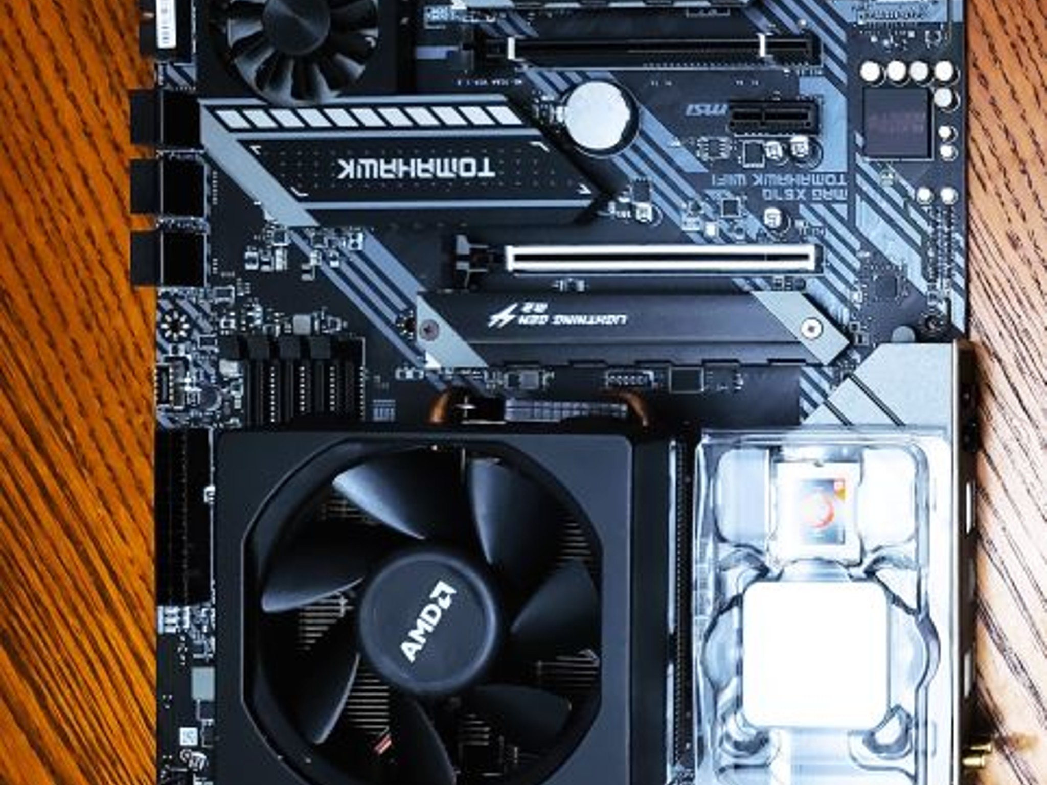 Pre-owned AMD Ryzen 9 5950X, MSI X570 Tomahawk MB, HeatSink, 512GB PCIe Gen3x4 M.2 SSD, 32GB Memory