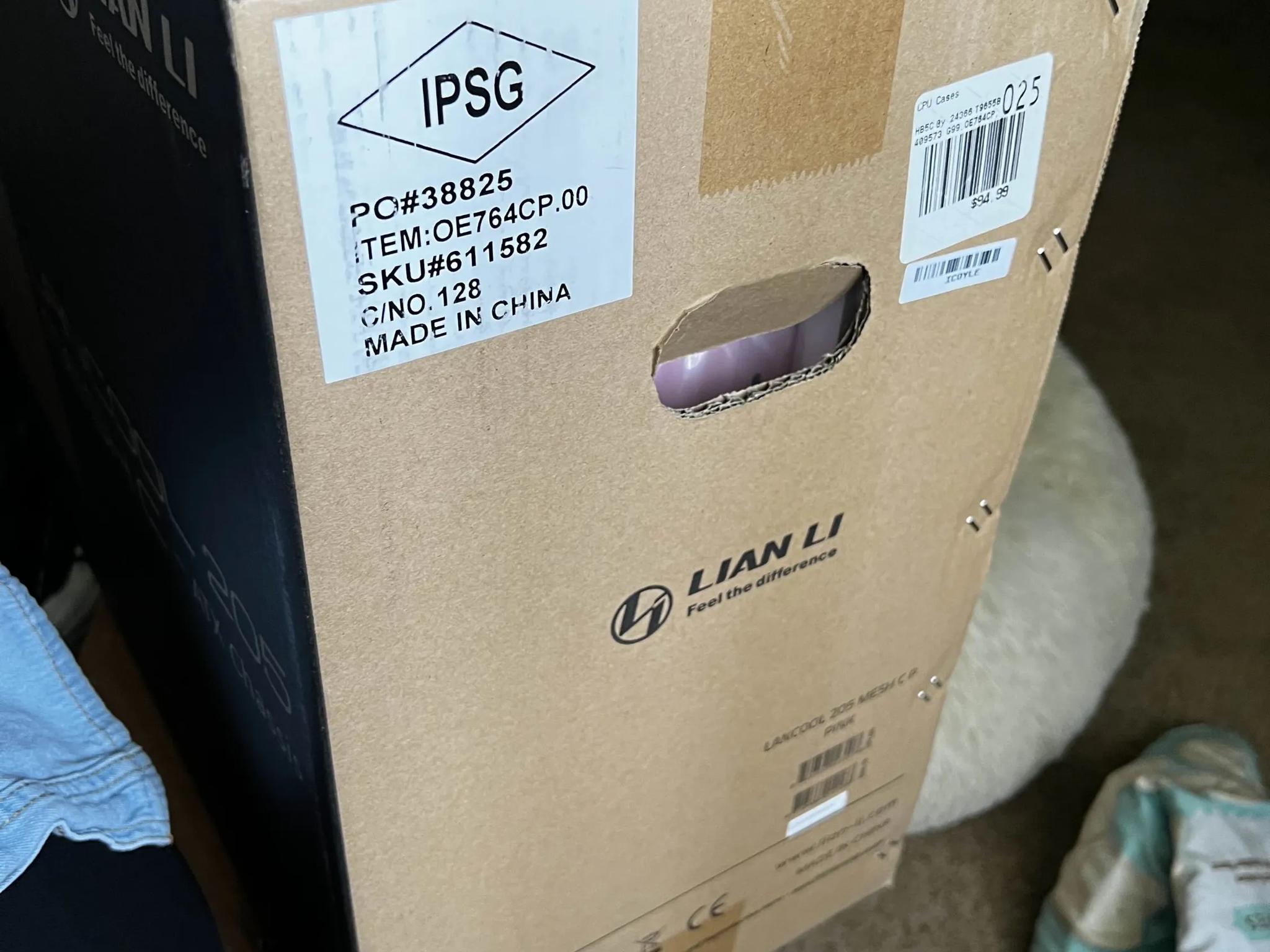 Lian Li Lancool 205 Mesh Type C Tempered Glass ATX Mid-Tower Computer Case - Pink