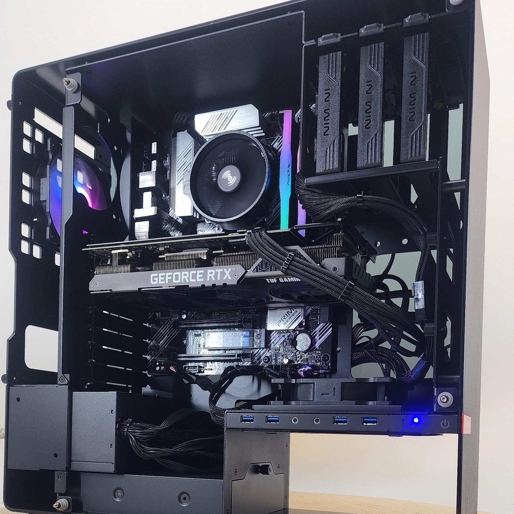Gaming PC Ryzen 7 5700G 16GB RAM 500GB SSD RTX 3060 Ti 8GB Windows 11 Computer