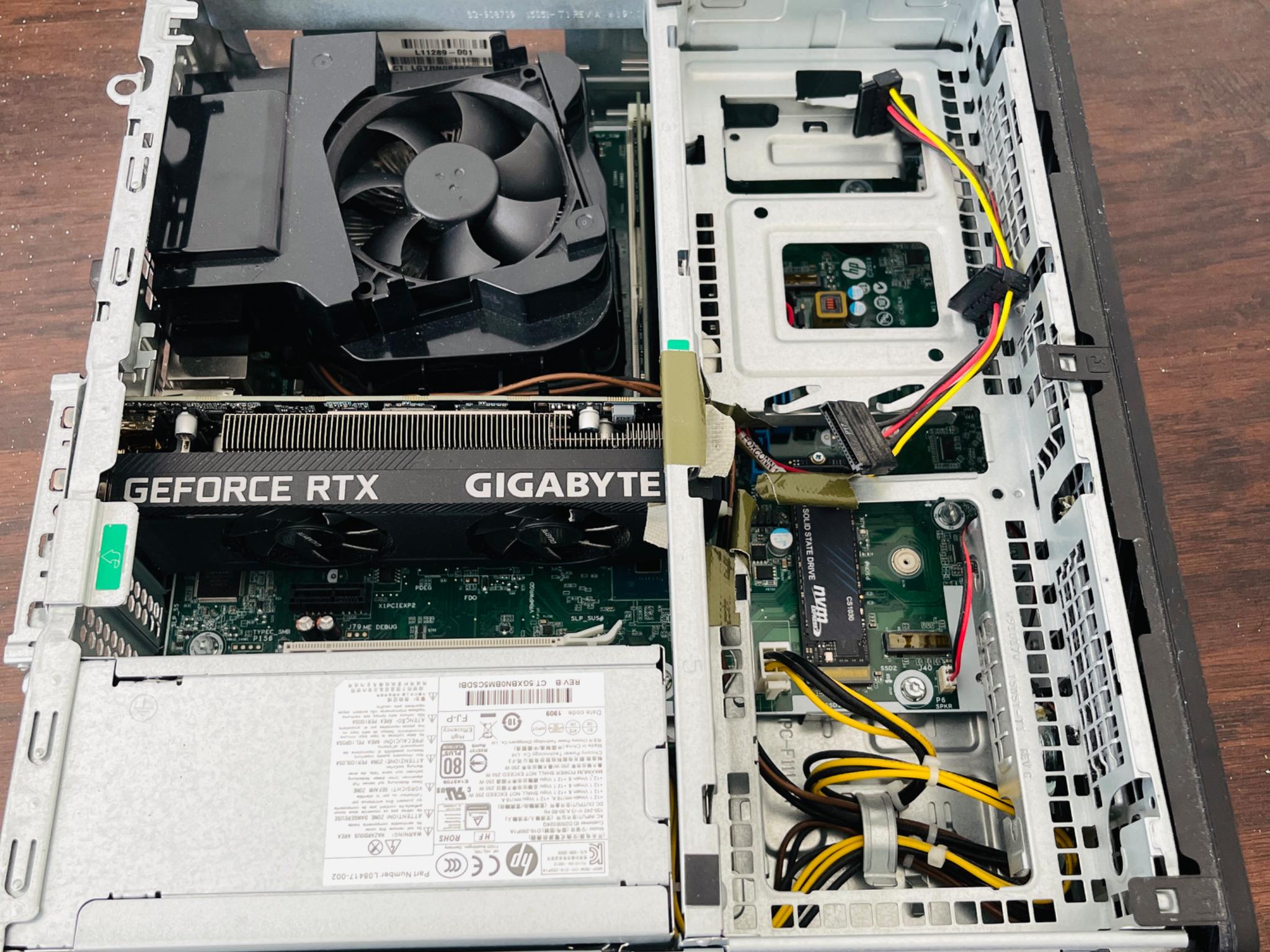 i5 8500 RTX 3050 6GB 32GB 1TB NVME M.2 SSD SFF Desktop PC