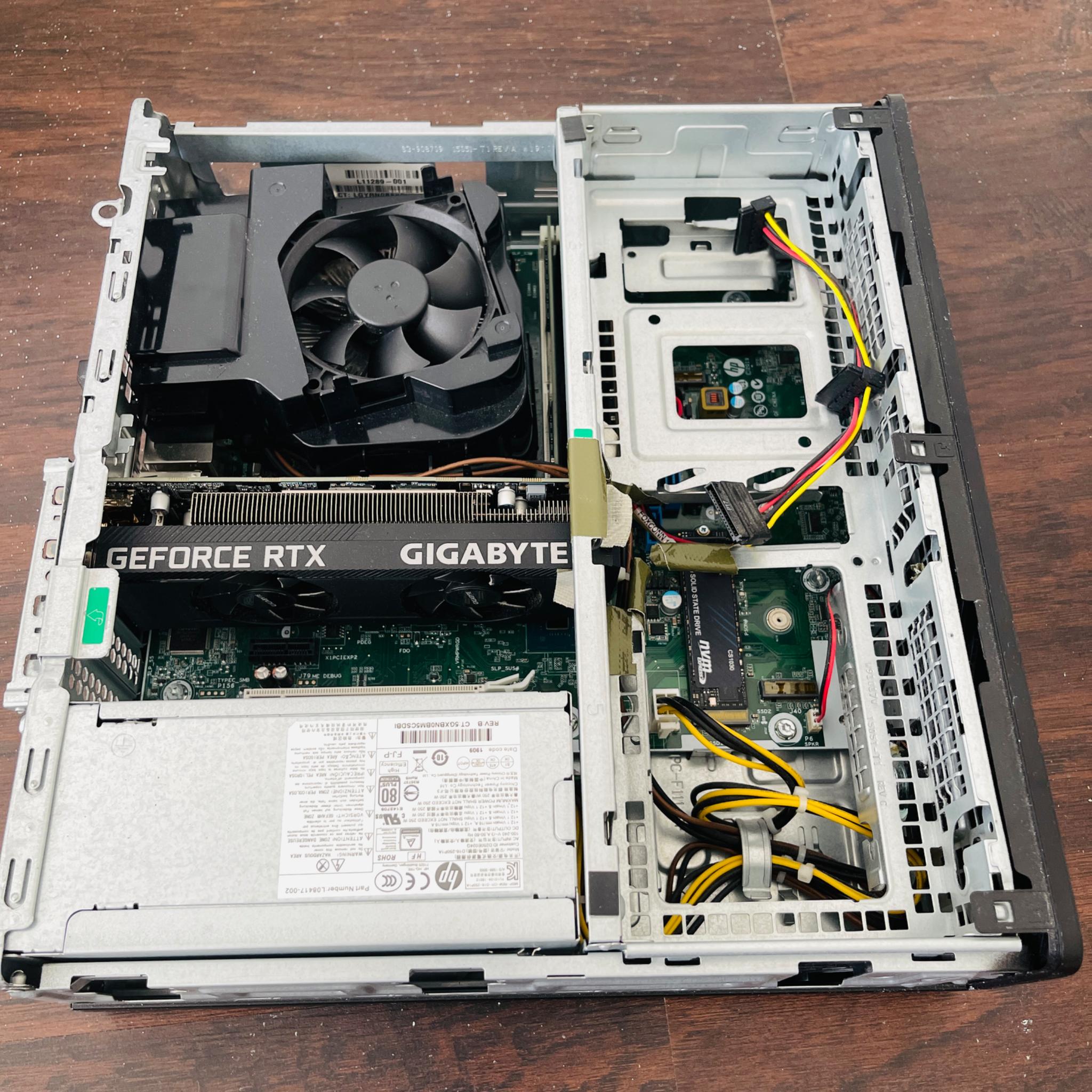 i5 8500 RTX 3050 6GB 32GB 1TB NVME M.2 SSD SFF Desktop PC