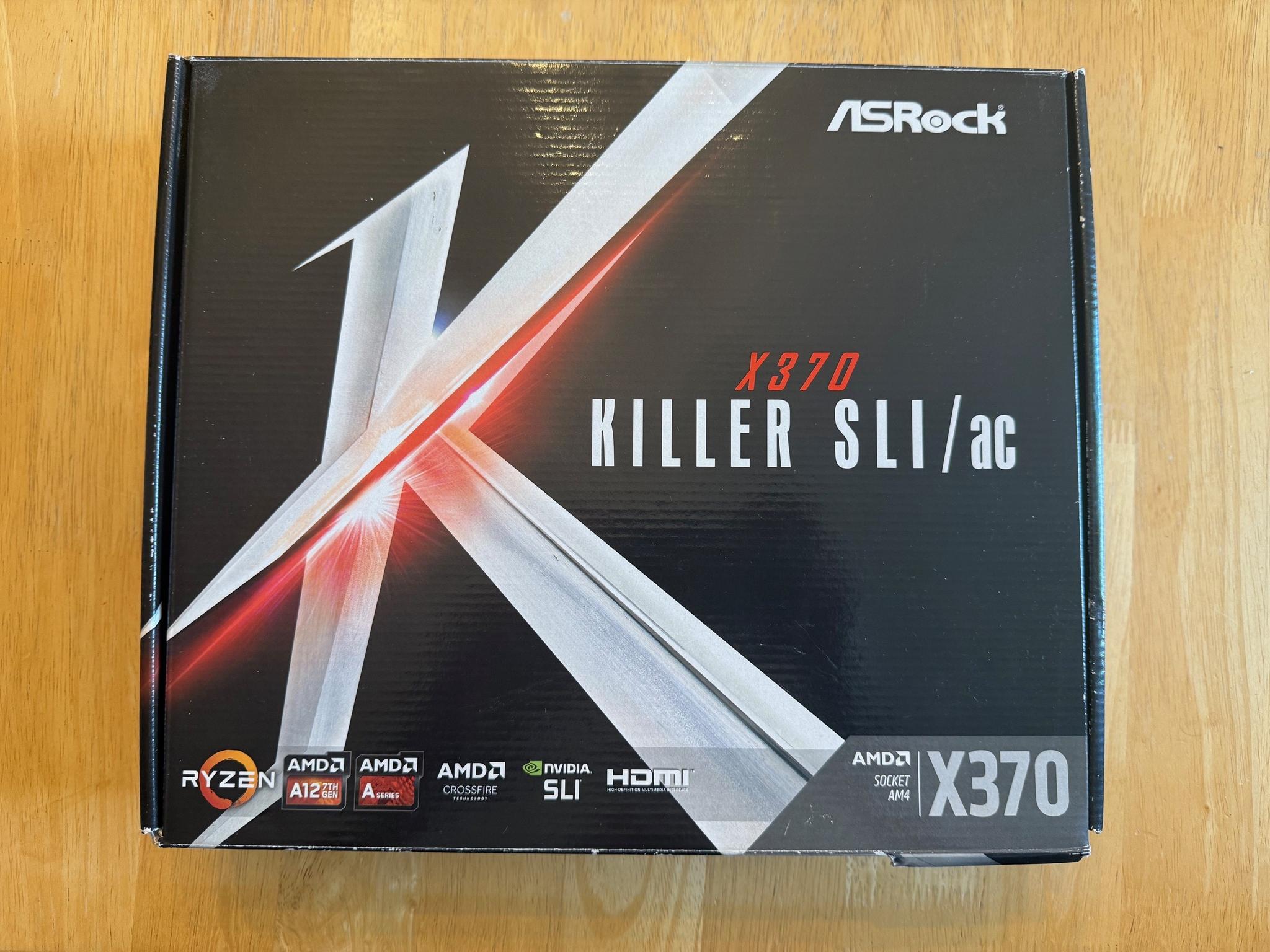 ASRock X370KILLERSLIAC AMD, Motherboard Combo (32GB RAM Included)