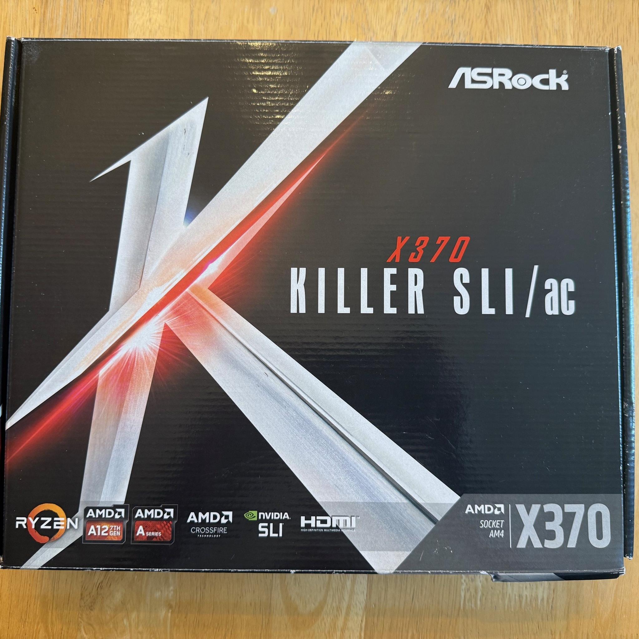 ASRock X370KILLERSLIAC AMD, Motherboard Combo (32GB RAM Included)